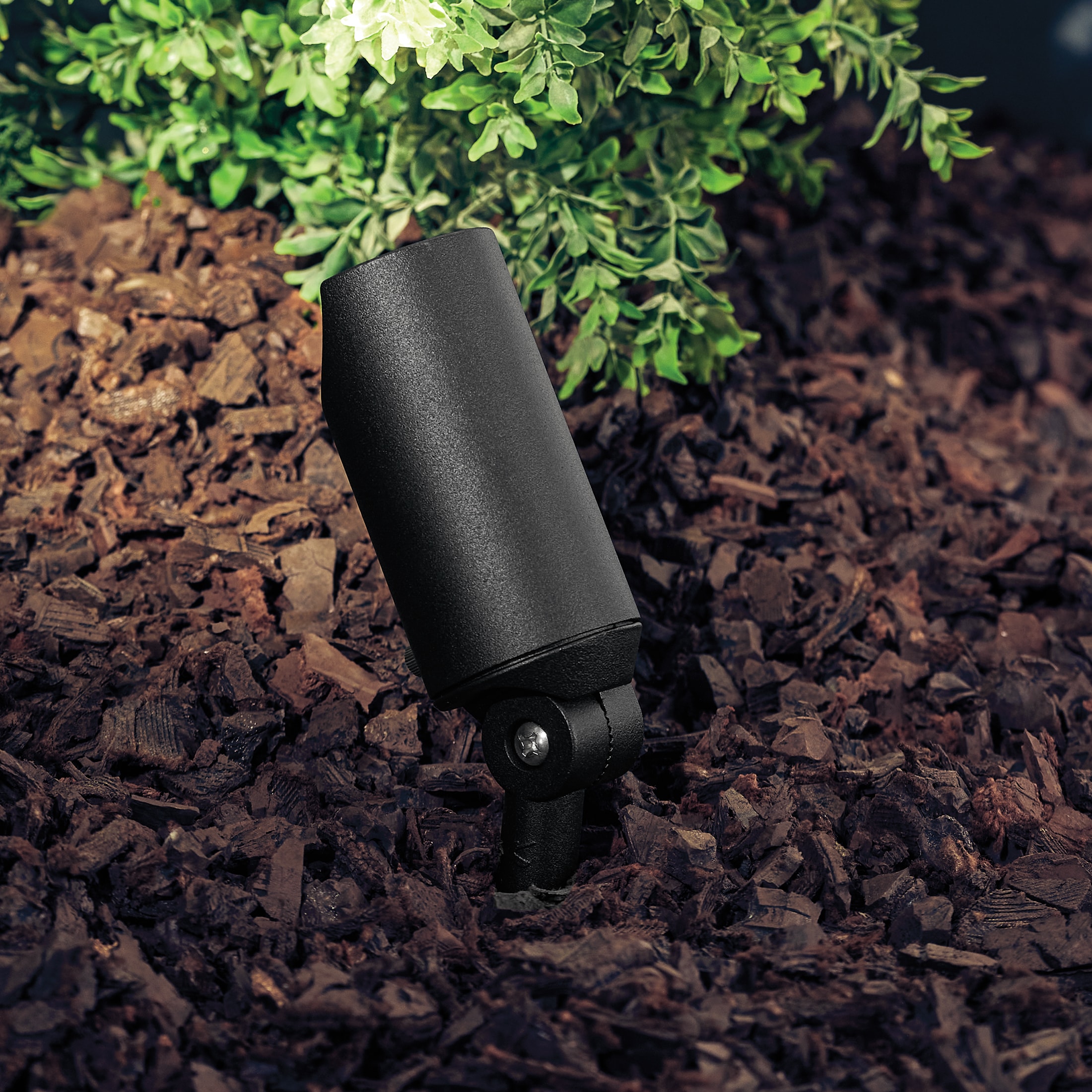 Kichler - 35 -Watt Textured Black Low voltage Hardwired LED Spot light