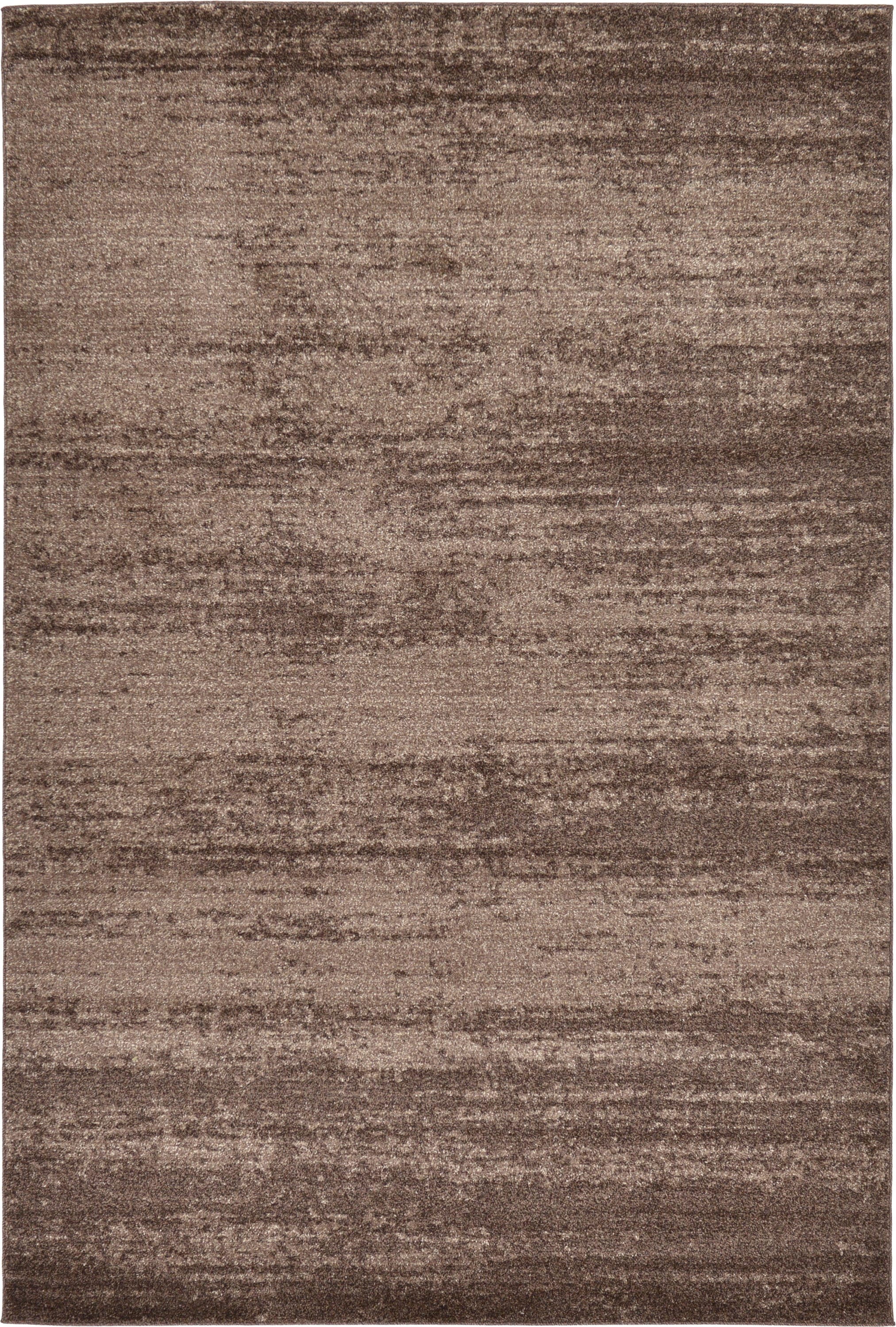 Unique Loom 3132833 Lucille Del Mar 6 x 9 (ft) Loomed Polypropylene Brown/Light Brown Rectangular Indoor Distressed/Overdyed Area rug