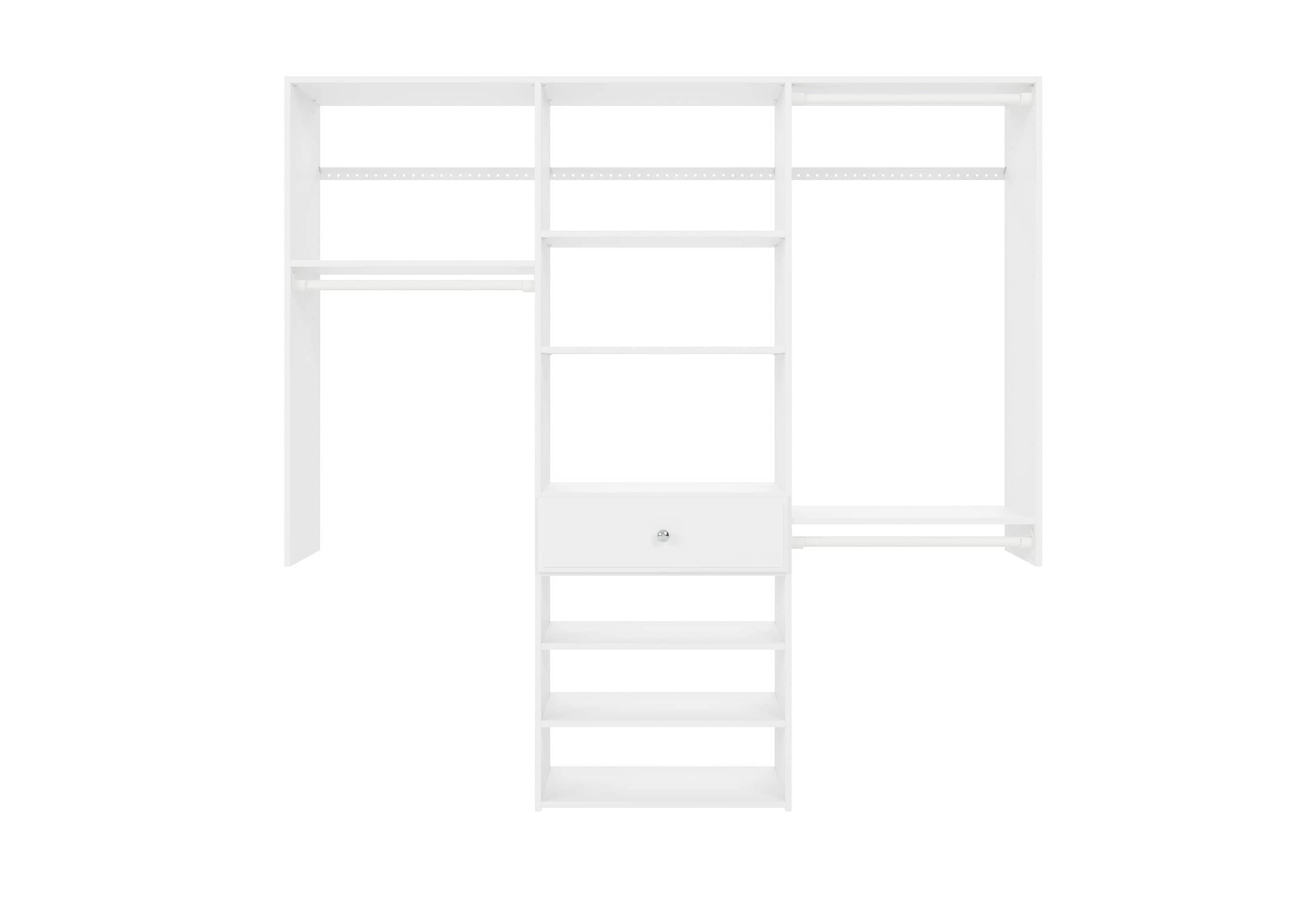 Easy Track PH58-WH Wood-Closet-Kits - View #3