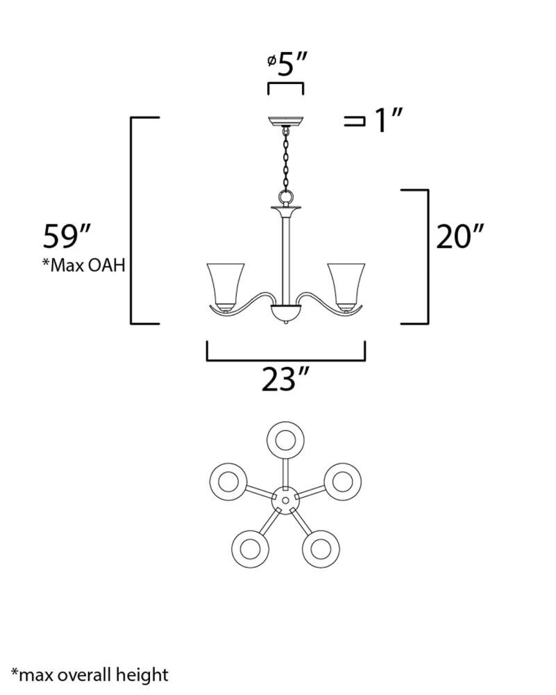 Maxim Lighting 12075FTSN b090015 - View #2