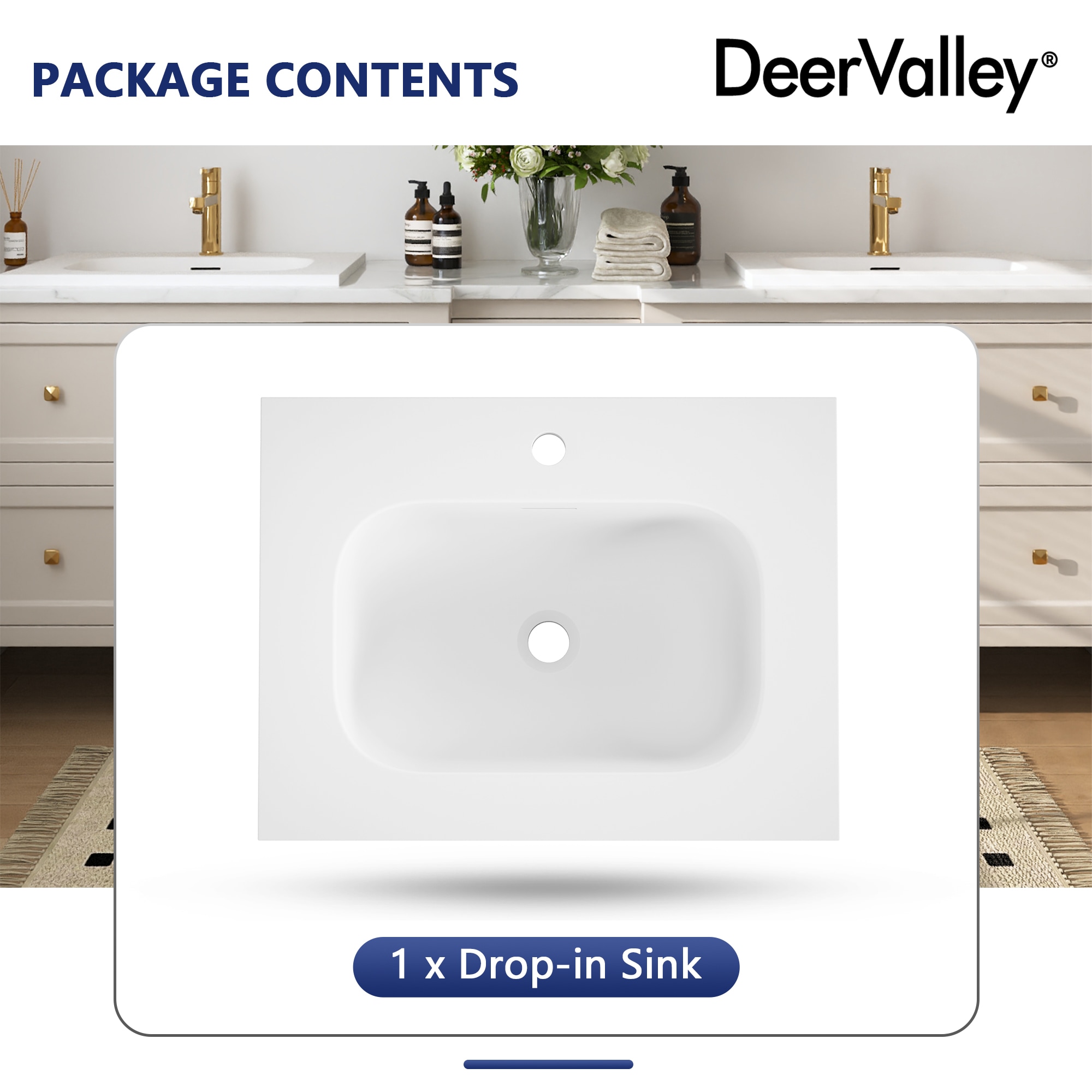 DeerValley DV-1DS0335 Bath-Sink - View #5