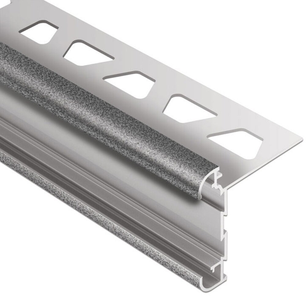 Schluter Systems Rondec-CT 0.375-in W x 98.5-in L Pewter Aluminum Tile Edge Trim