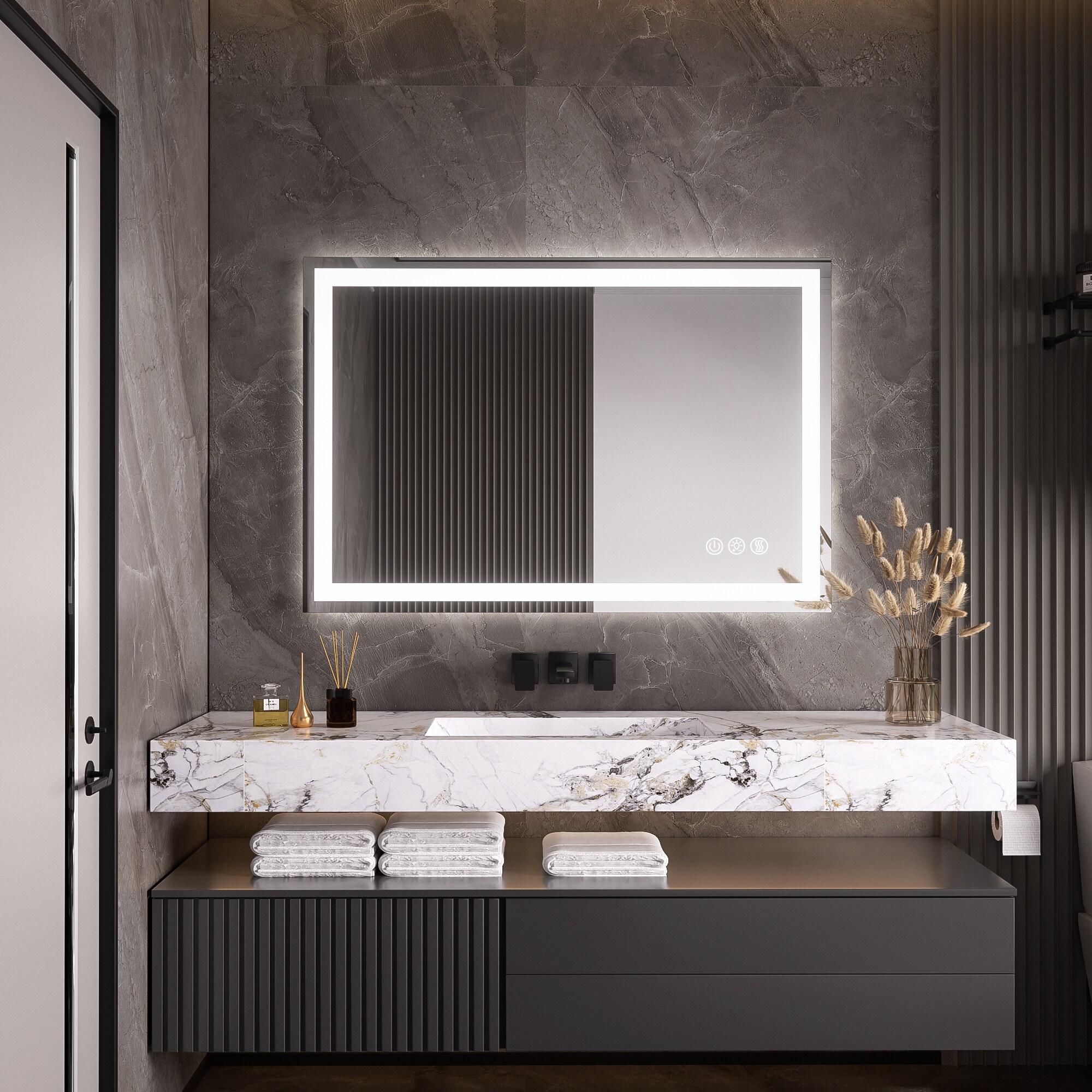 LOVMOR SF-R-GHFA3624 Framed-Bath-Mirrors - View #3