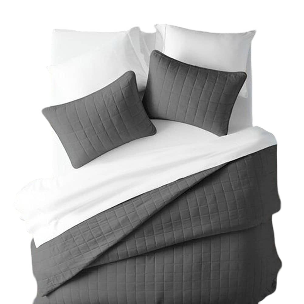 Slickblue 2 Piece Twin/Twin XL Farmhouse Square Tufted Coverlet Bedspread for Bedroom Coverlet Set - Available in Multiple Colors