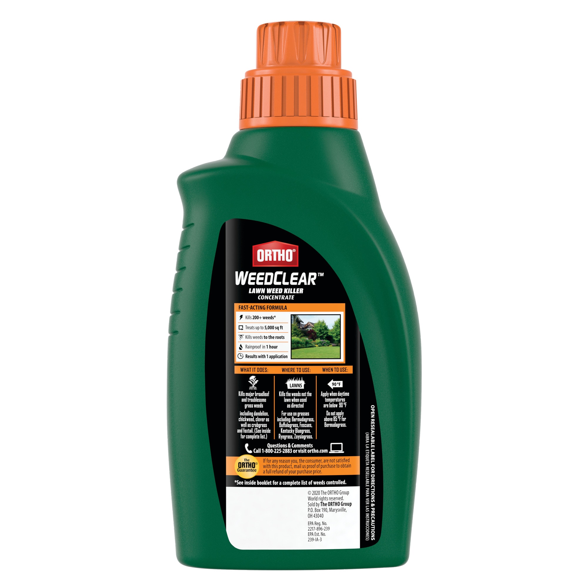 ORTHO WeedClear 32-fl Oz Concentrated Lawn Weed Killer In The Weed ...