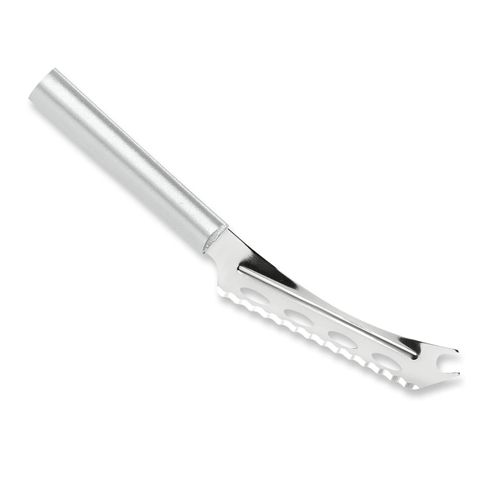 Rada  Cutlery 5.25Inch Cheese Knife Serrated Stainless Steel Blade Aluminum Handle