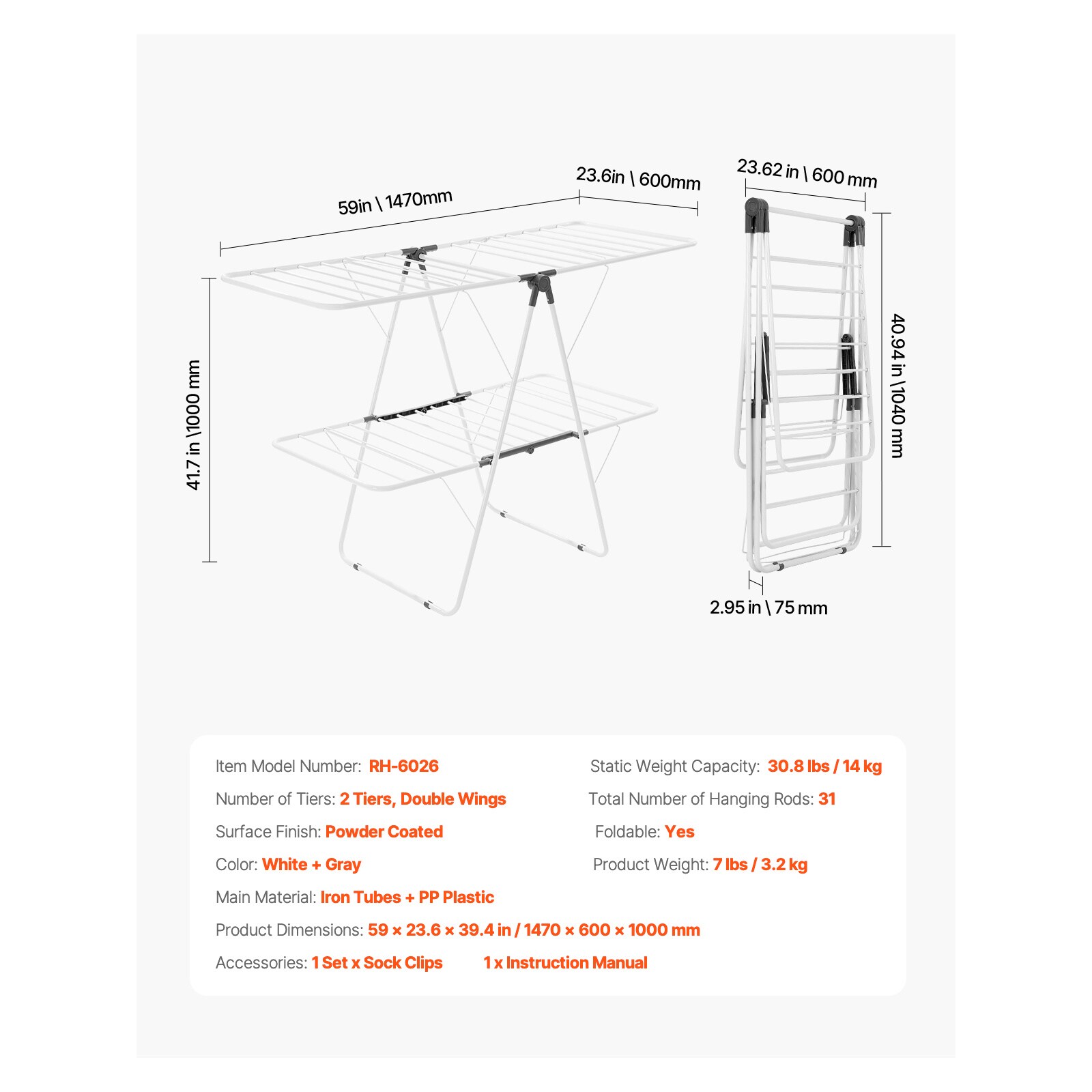 Mecale YAS-E12VEJ Organizers-Drying-Racks - View #3