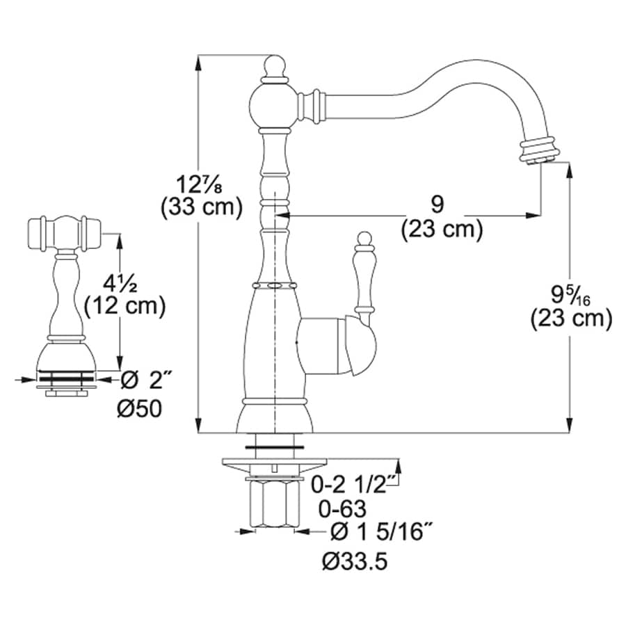 Franke Farm House Chrome Single Handle High-arc Kitchen Faucet with ...