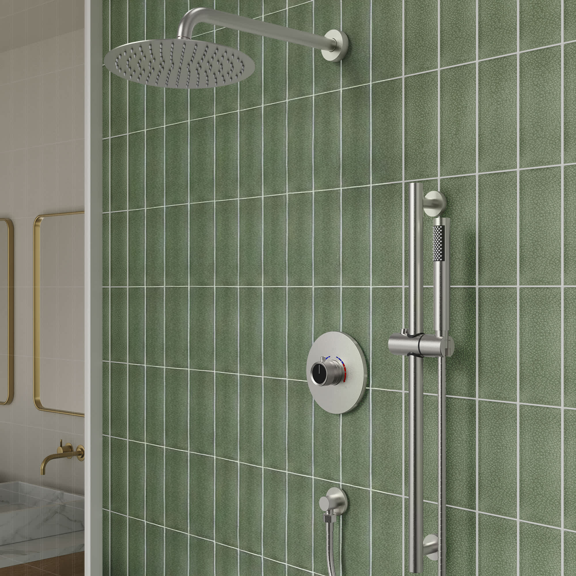 EVERSTEIN SFS-1013-NK10 Showerhead-Bar-Panels - View #15