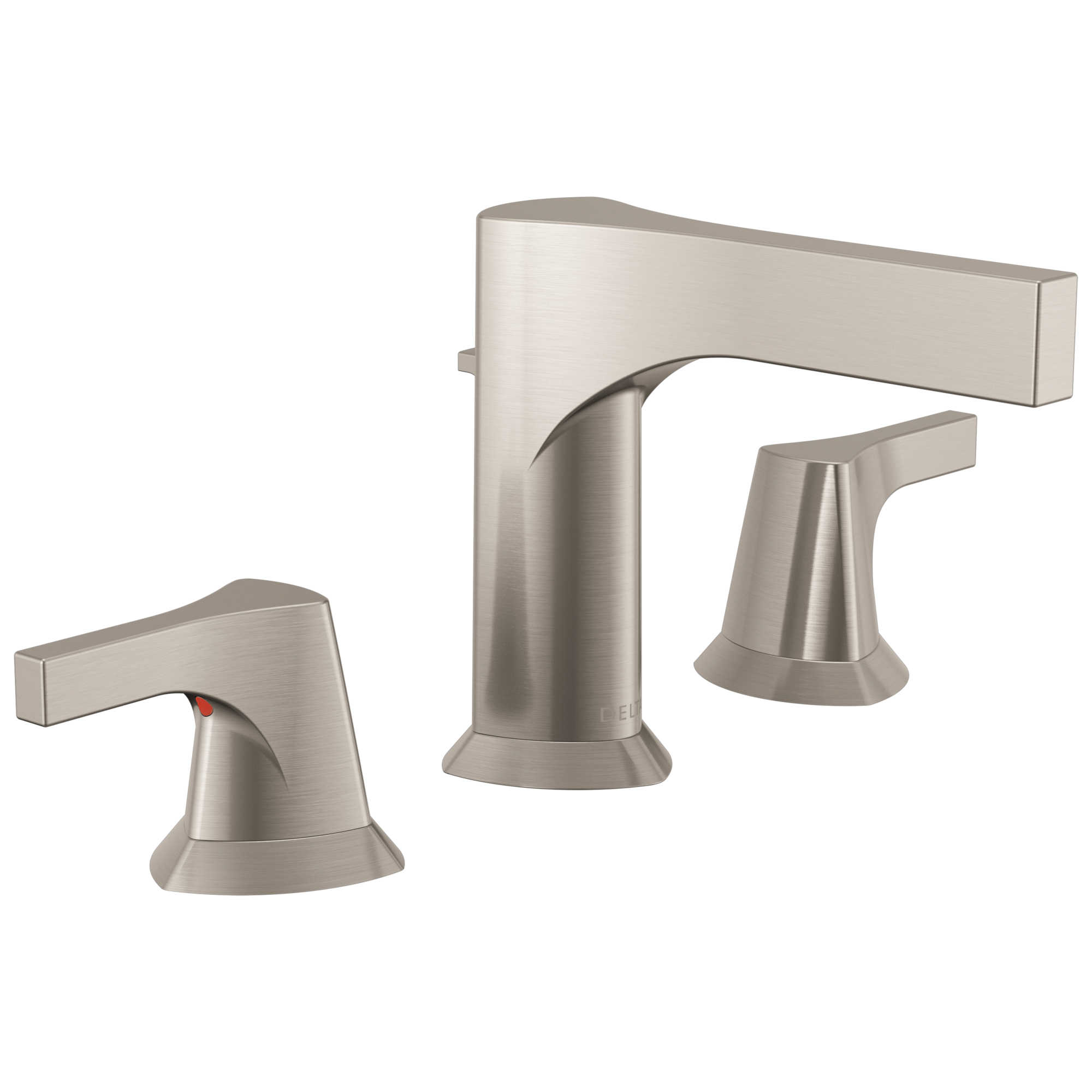 Stainless Steel Modern Widespread Bathroom Faucet