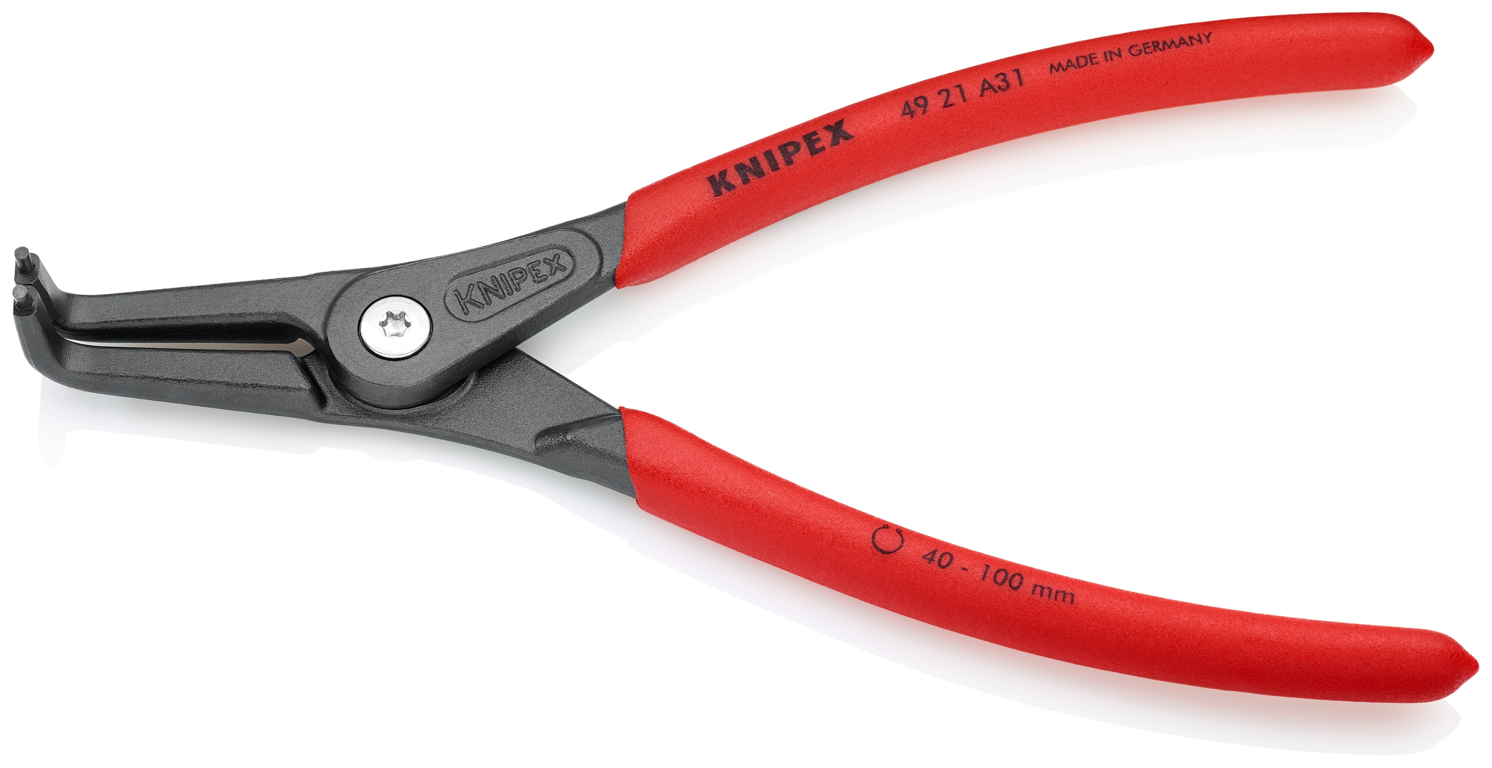 KNIPEX 49 21 A31 8.55-Inches Snap ring pliers