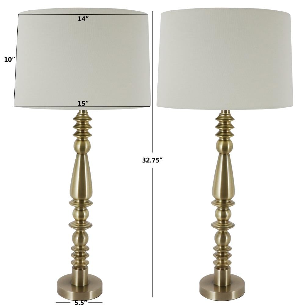 3 Way  Brass/ Glass  flower  Design Touch Table Lamp 25” Tall New 3 Bulbs  New 