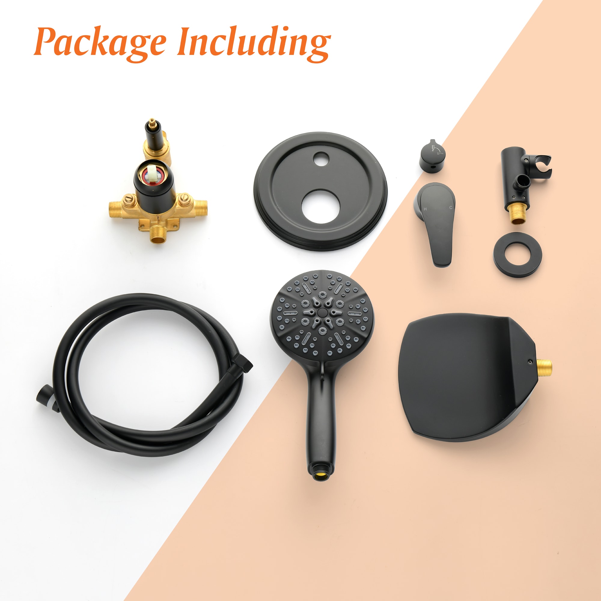 WELLFOR WA8020MB Roman-Tub-Faucets - View #13