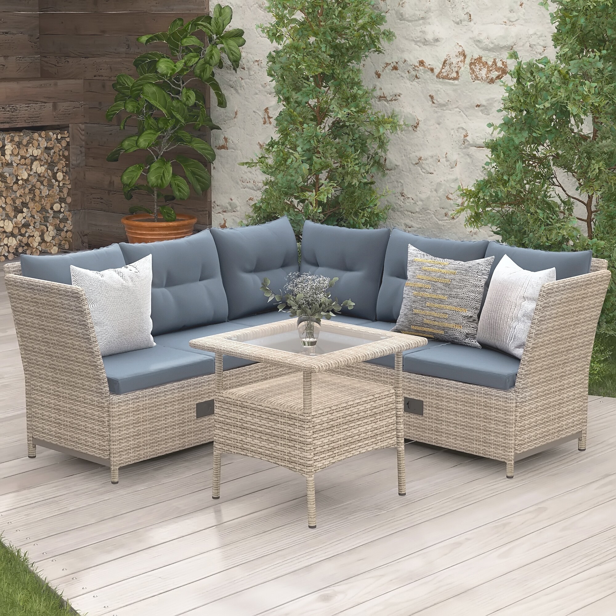 Flynama YC-V-00148AAE Patio-Conversation-Sets - View #2