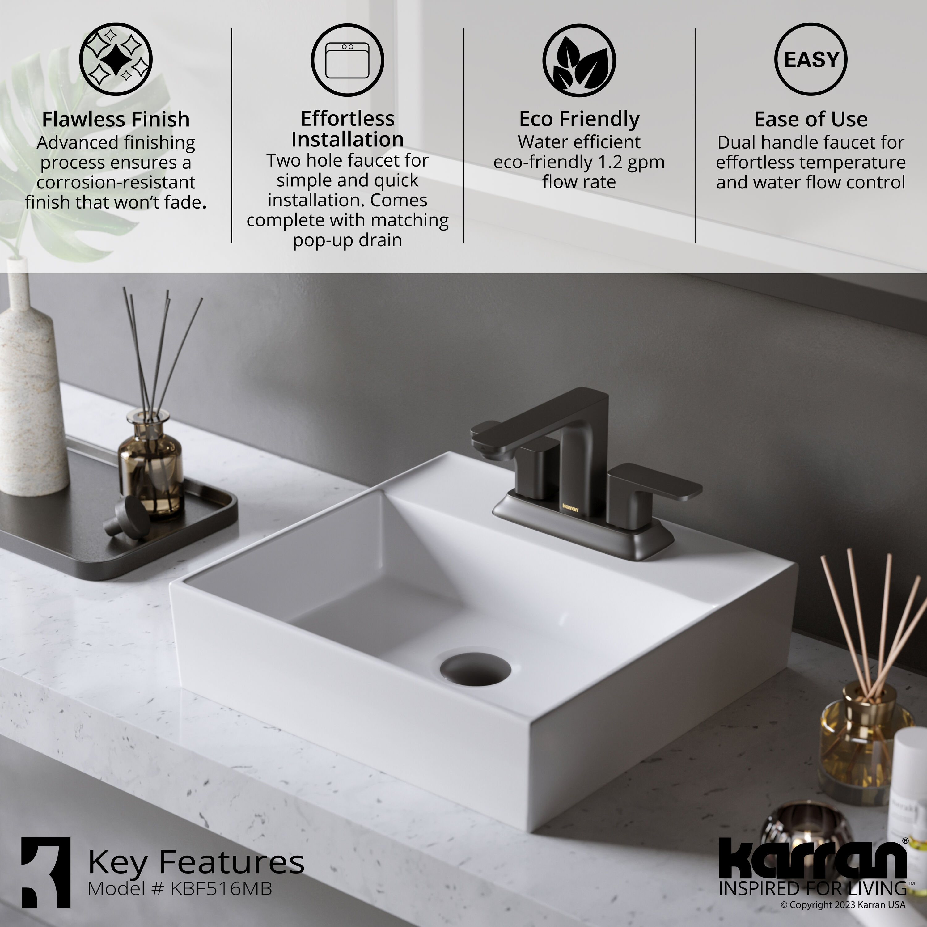 Karran KBF516MB Lavatory-Faucets - View #6