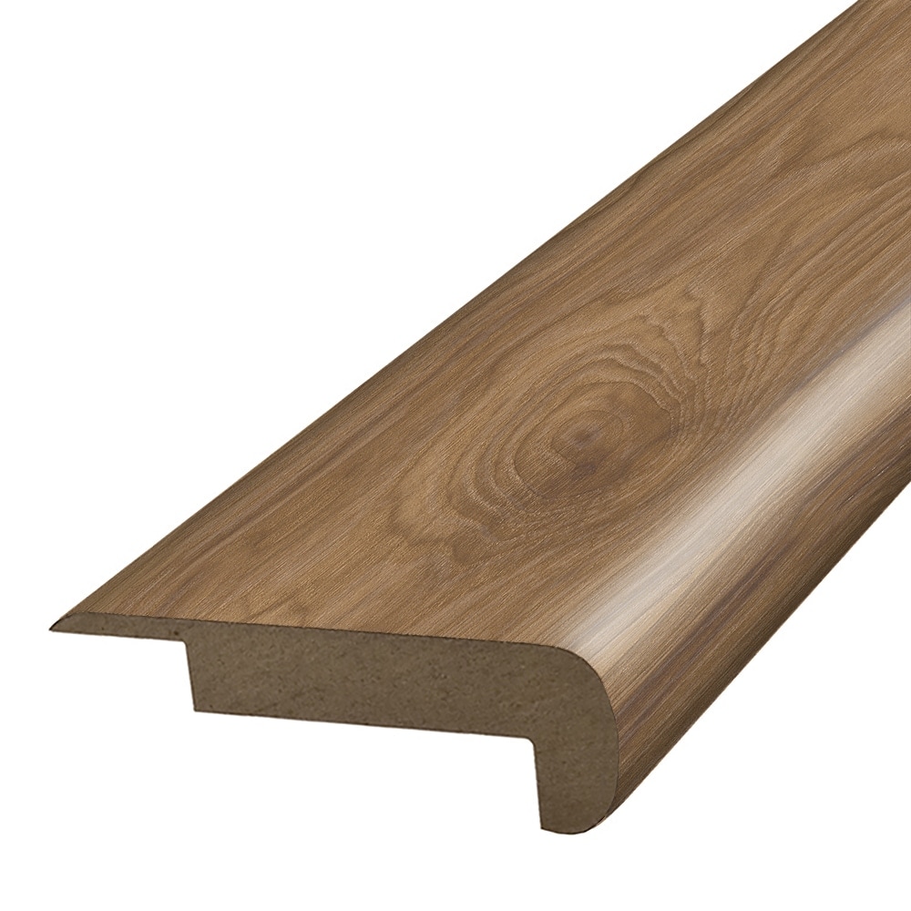 Project Source MSNS-06961 2.37-in x 78.7-in x 0.75-in Bittersweet Prefinished Laminate Overlap Stair Nosing