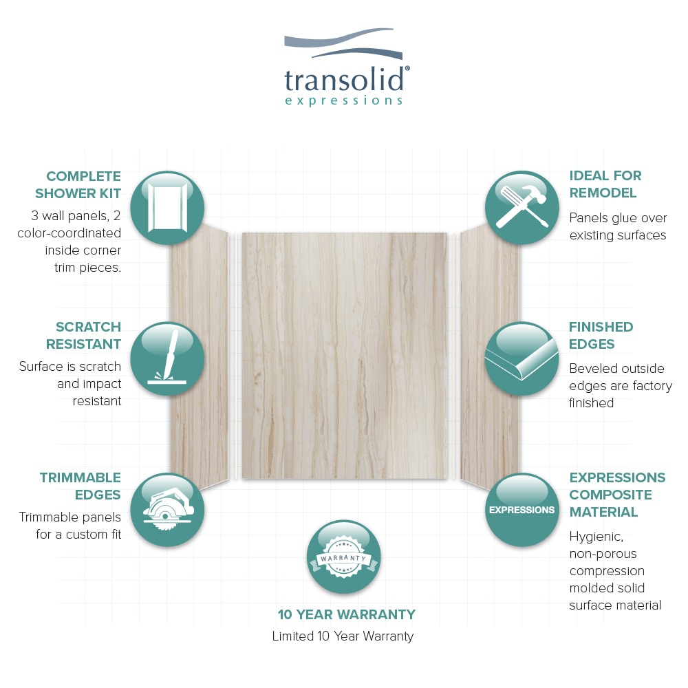 Transolid EWK604872-43 Shower-Wall-Surrounds - View #5