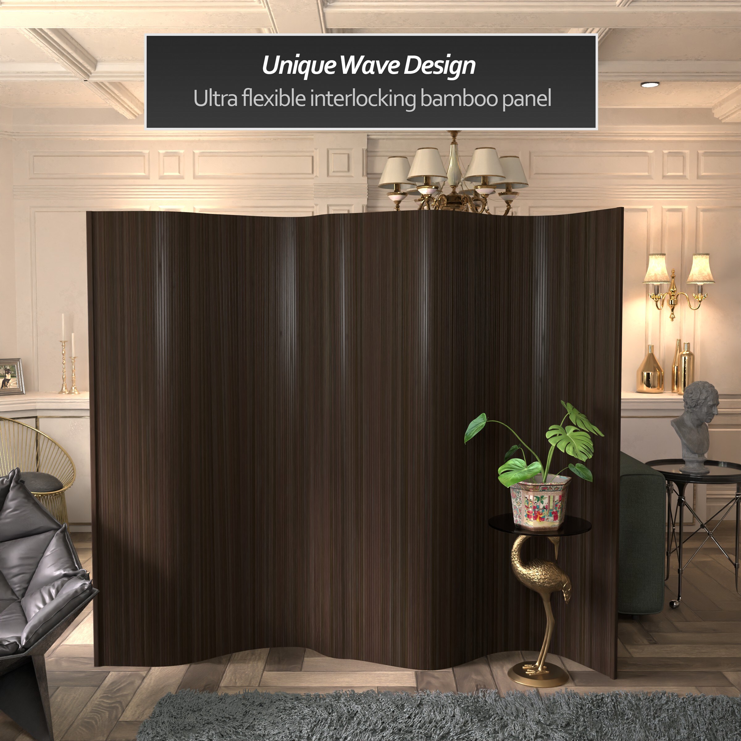 Red Lantern BF-75-DMOC Indoor-Privacy-Screens - View #2