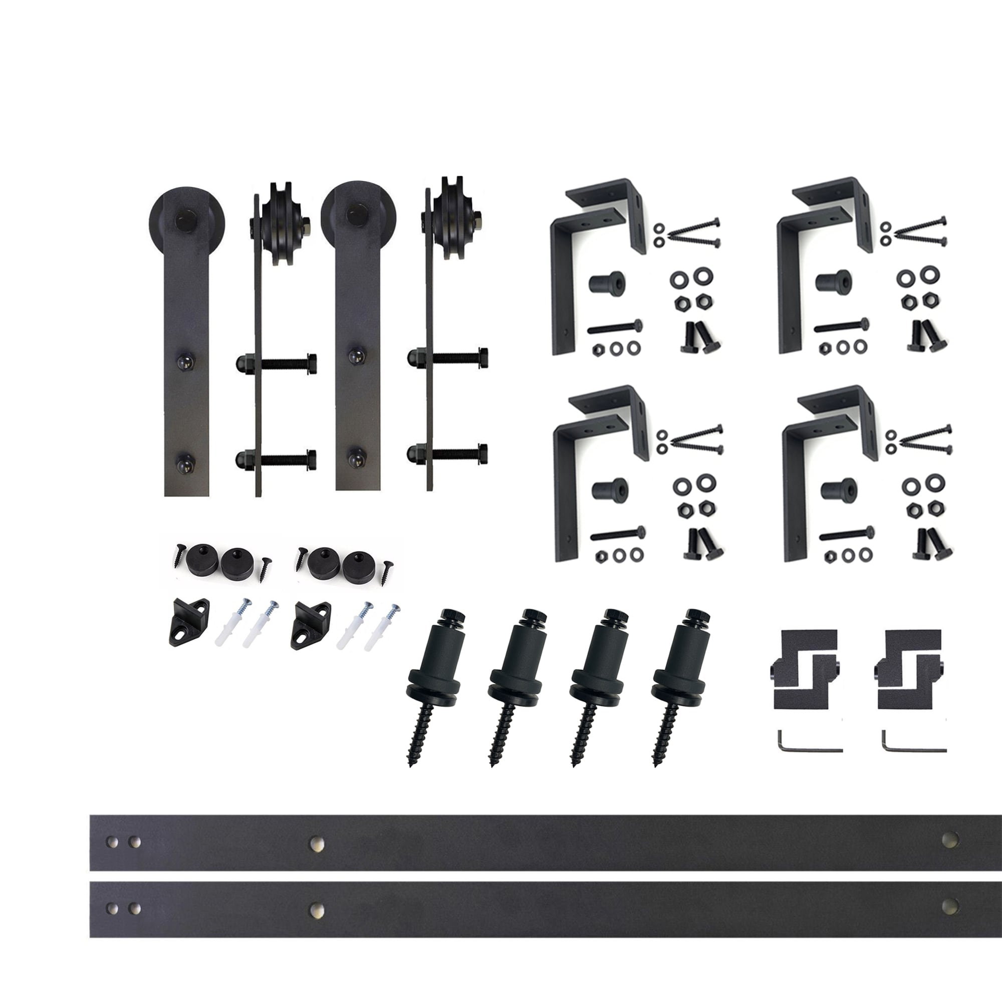 Kingsman Hardware Flat rectangular series 4-in (102Mm) Center to Center Brushed Nickel Rectangular Bar Drawer Pulls (50-Pack) LW6-50 Sansujyuku sansujyuku.com