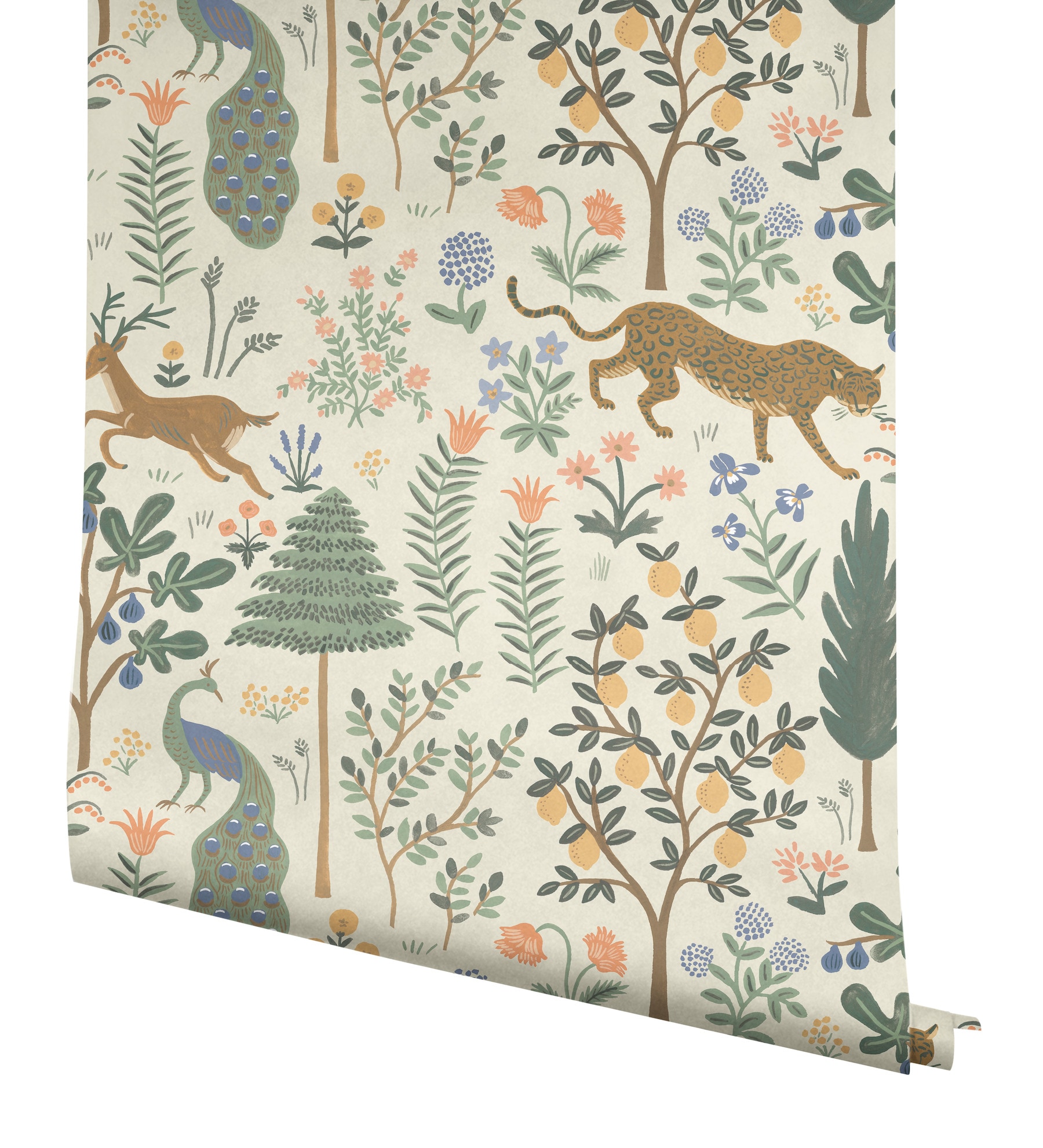 York Wallcoverings PSW1322RL 45-Sq. Feet Off-White Non-woven Animals Self-adhesive Peel and Stick Wallpaper