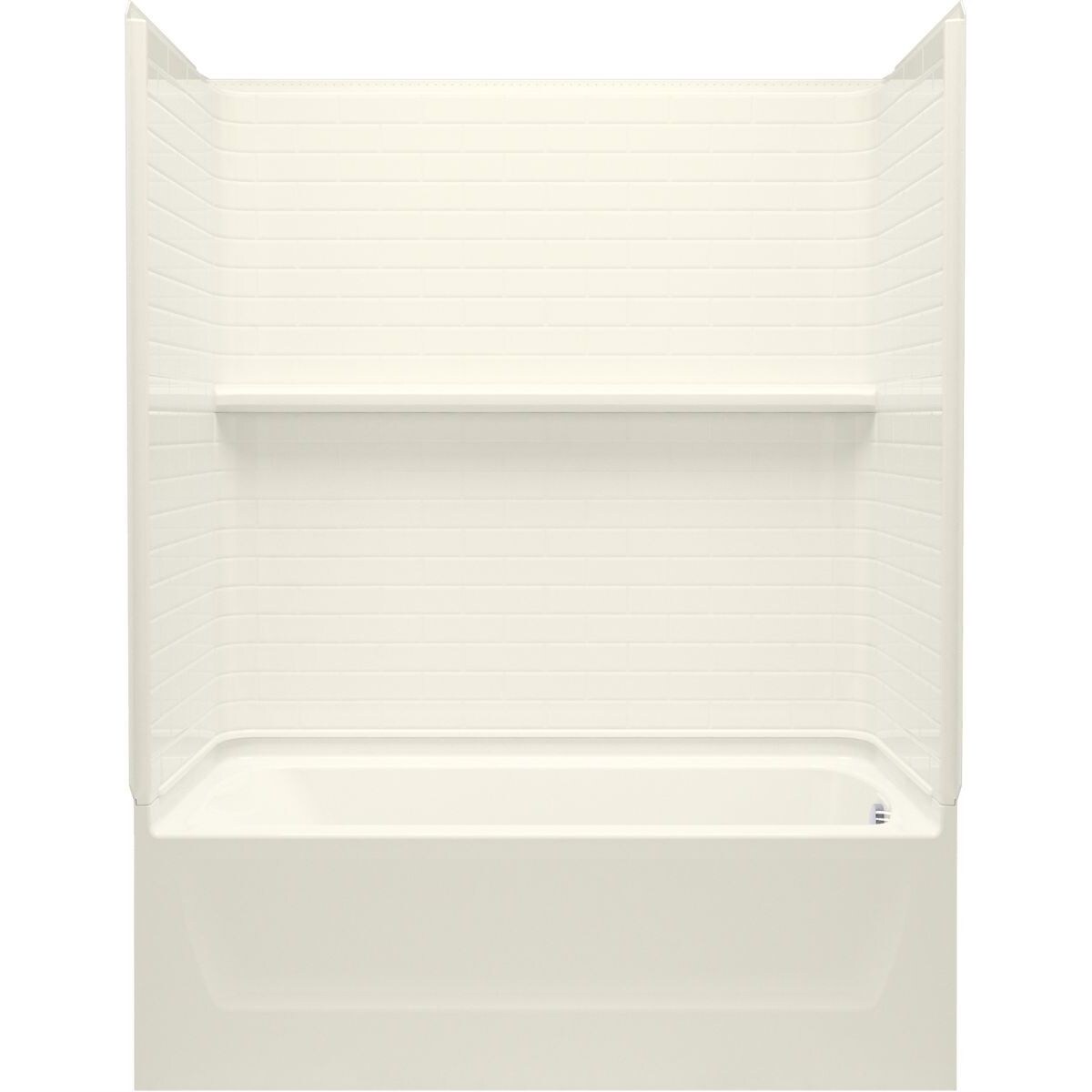 Sterling Traverse Biscuit 4Piece 30in x 60in x 77in Bathtub