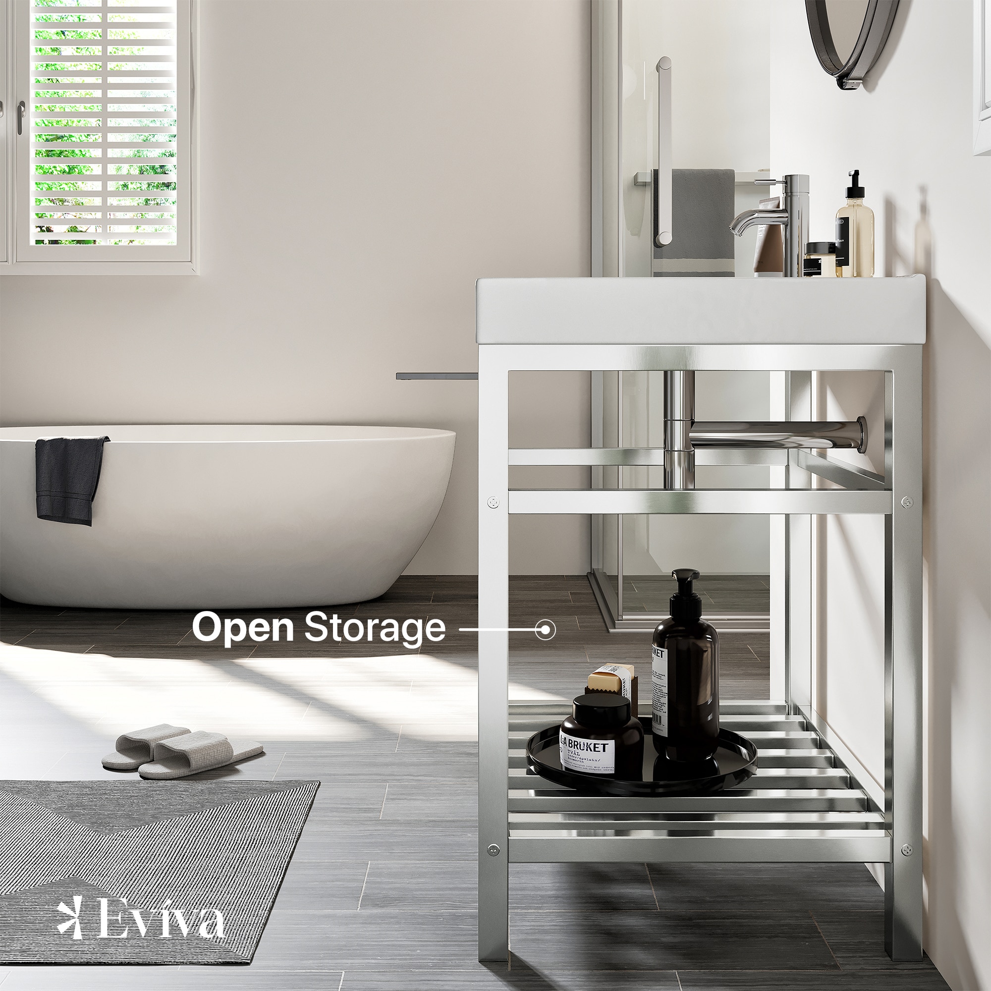 Eviva EVVN08-24SS Bath-Vanity-Combo - View #7