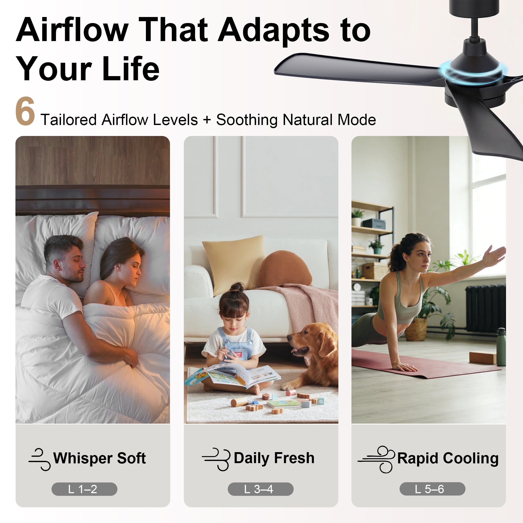 GreenEver CFL-0001-BK Ceiling-Fans - View #6