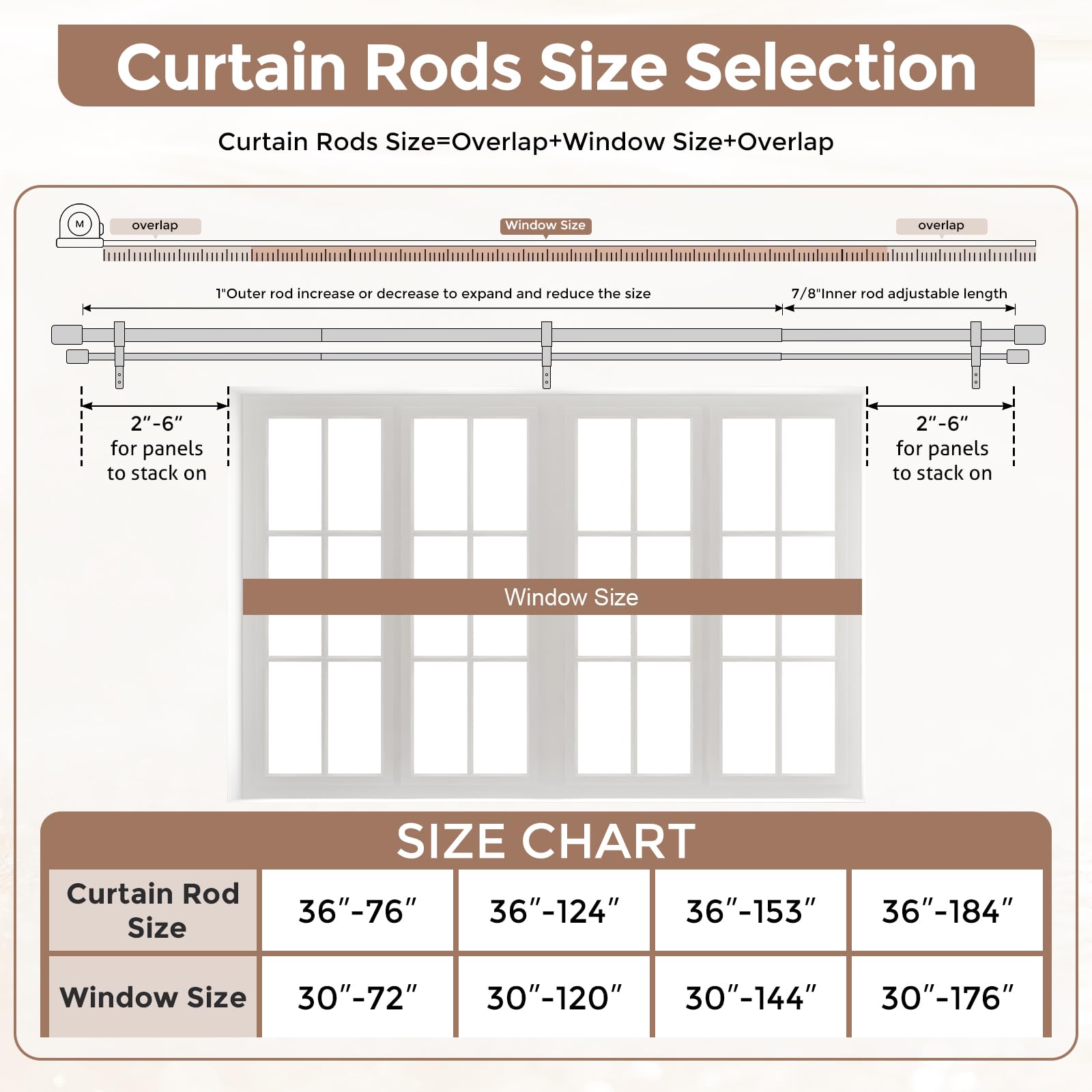 AKSCYZM LAK0819K300 Curtain-Rods - View #7