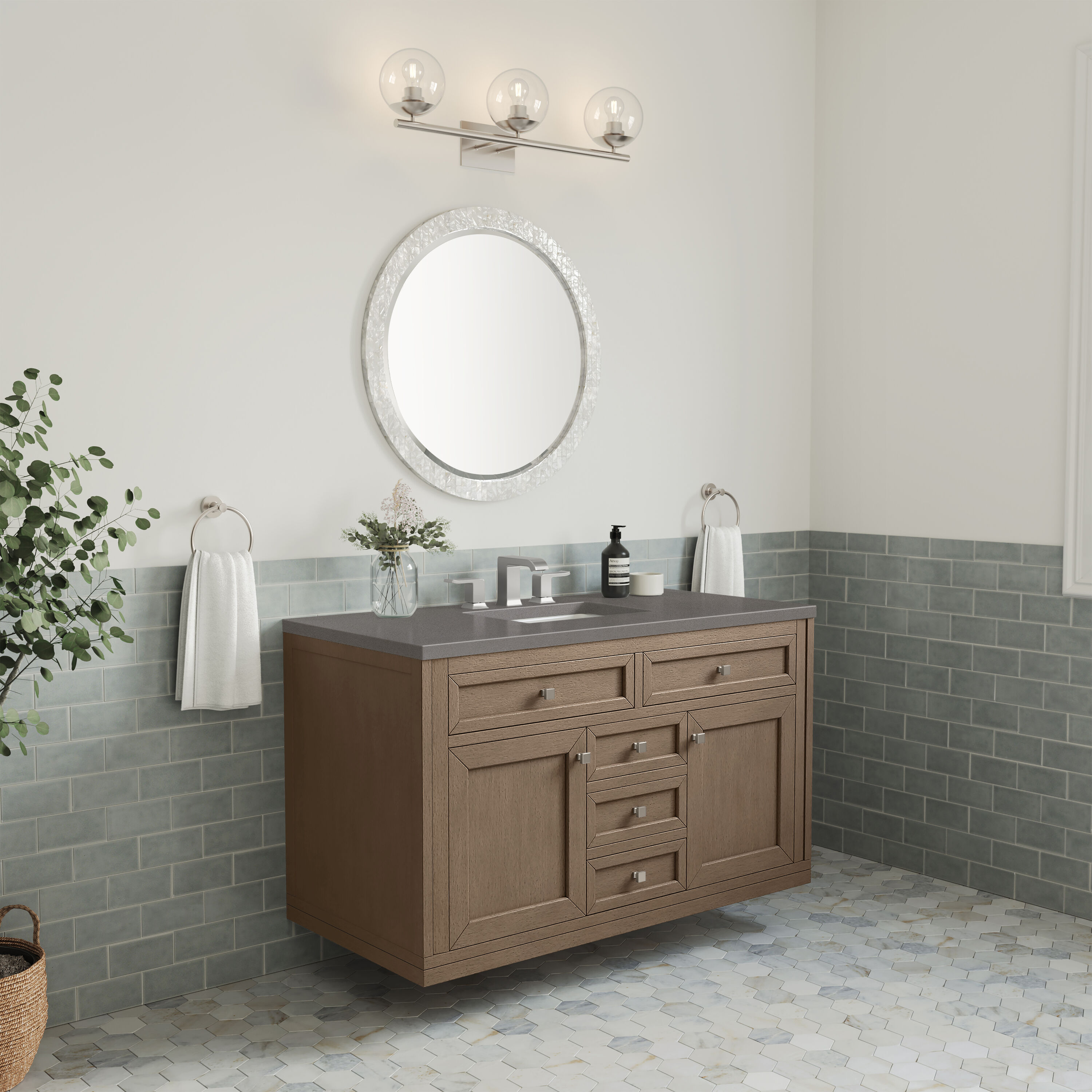 James Martin Vanities 305-V48-WWW-3GEX Bath-Vanity-Combo - View #8