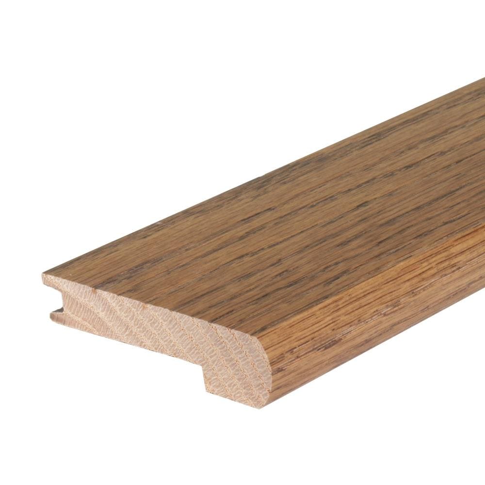 Flexco 954072 Solid Wood Stair Nose 2.75-in x 78-in x 0.5-in French Oak Boqueria Prefinished Wood Oak Flush Stair Nosing