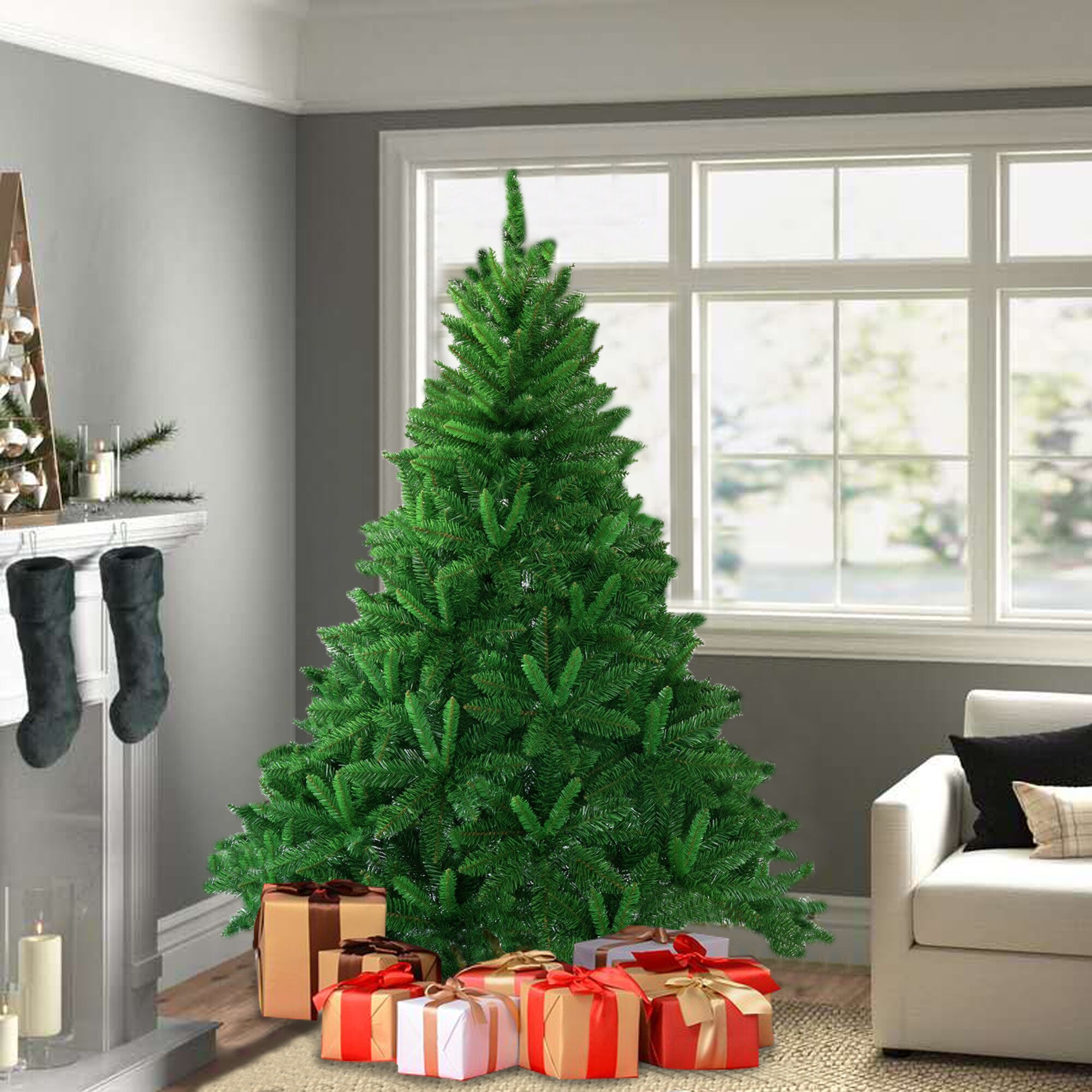 WELLFOR CM-HWY-21247 Artificial-Christmas-Trees - View #5