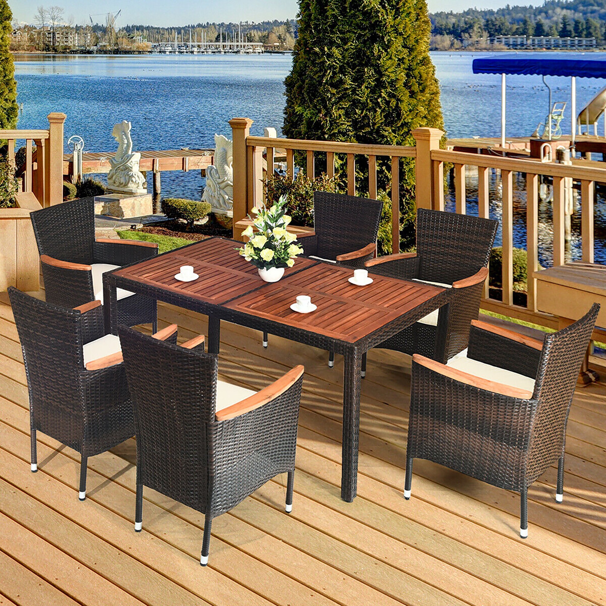 Forclover HYFL-HW45+ Patio-Dining-Sets - View #2