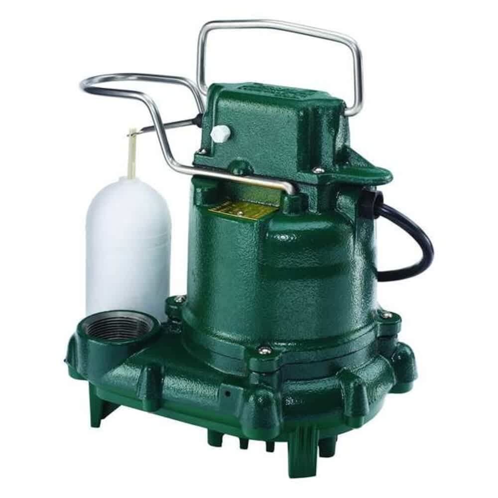 Zoeller  Submersible Sump Pump 3/10 HP 1 1/2 in F Vert Float 34 gpm Flow Rate at 10 Ft of Head 9 ft Cord