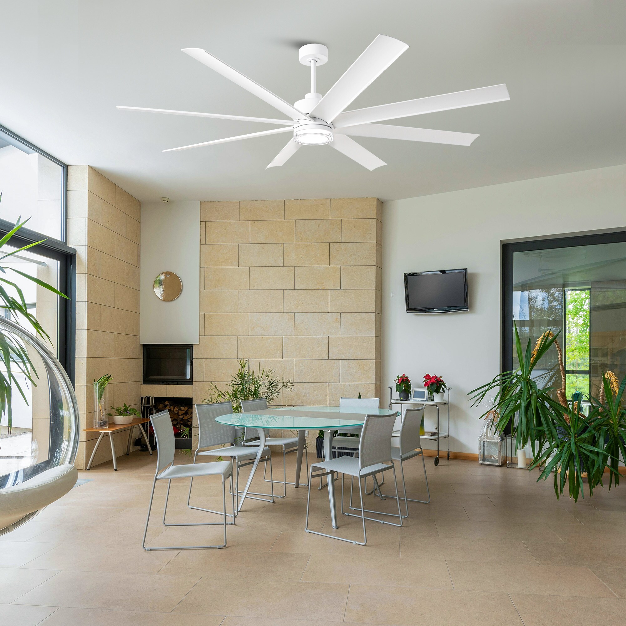 Parrot Uncle F6389WHS-SMART Ceiling-Fans - View #3