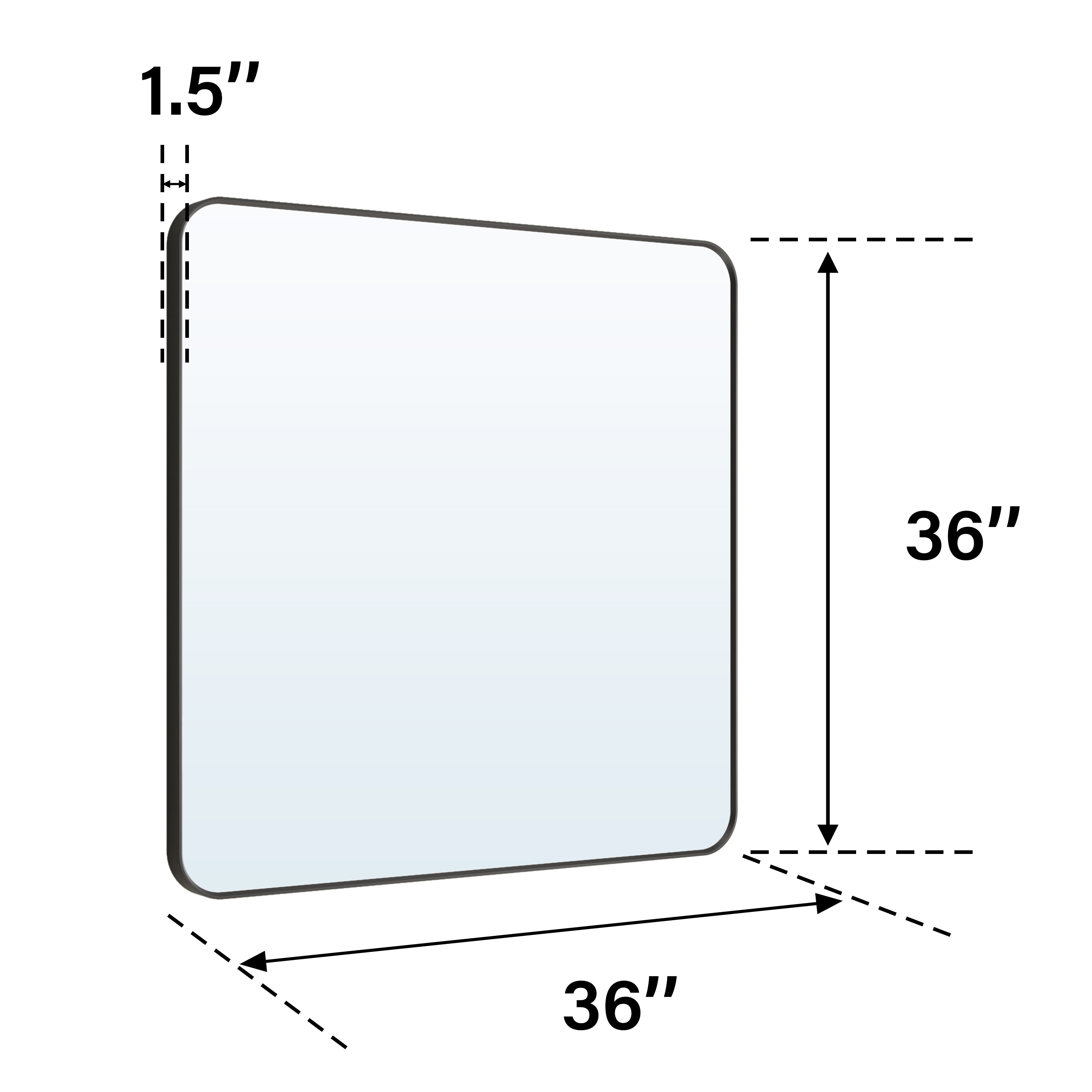 Forclover QNM-M0230L Framed-Bath-Mirrors - View #7
