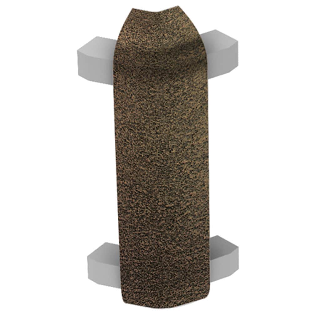 Schluter Systems E135RC80TSOB39 Rondec-CT 0.313-in W x 1.898-in L Bronze textured color-coated aluminum Aluminum Outside corner Tile Edge Trim