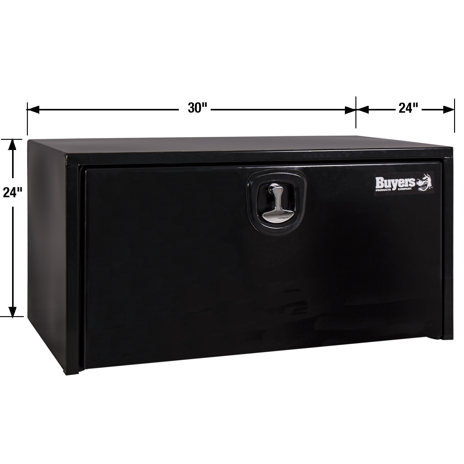 Buyers Products 31-in x 24-in x 24-in Black Steel Underbody Truck Tool Box 1734303 Sansujyuku sansujyuku.com