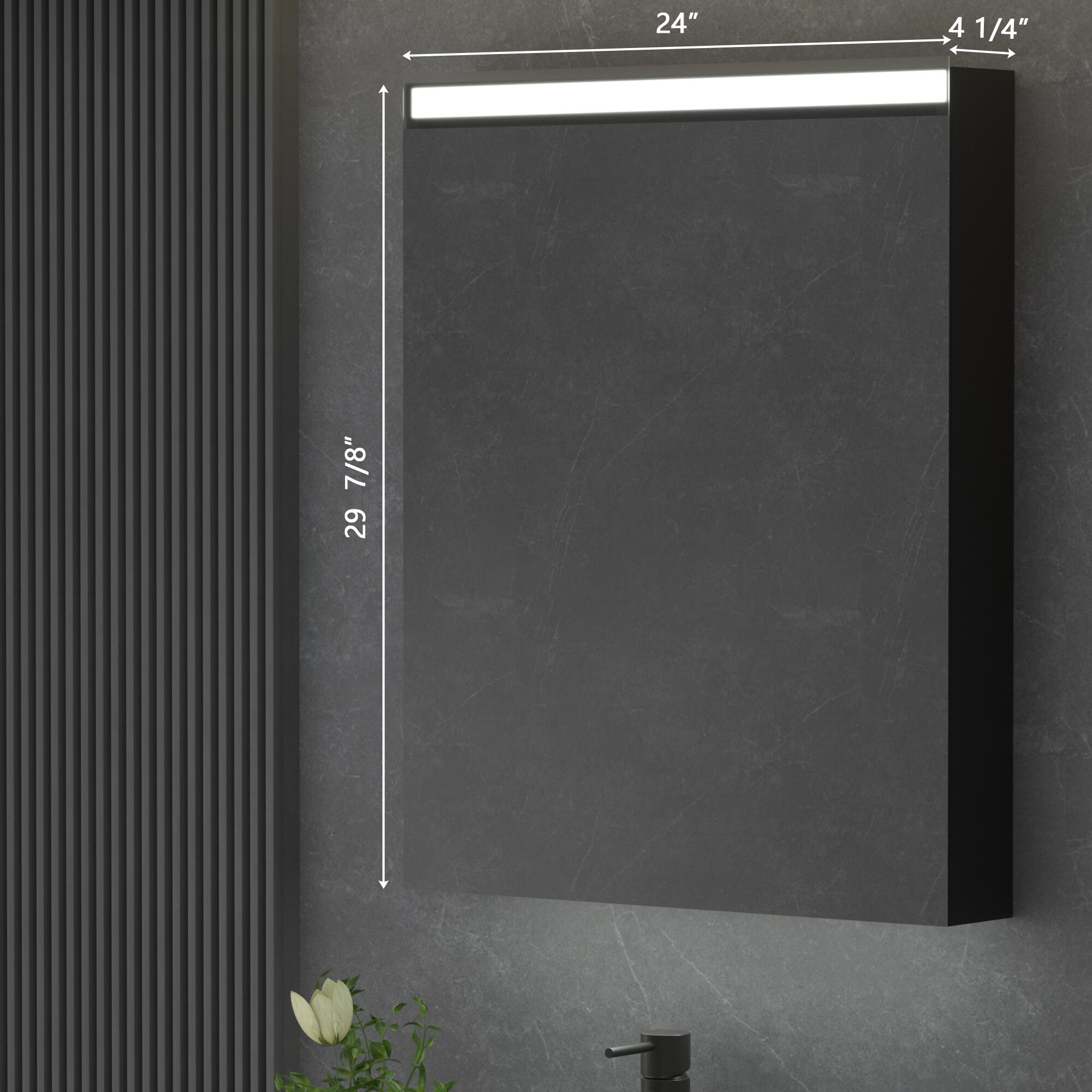 Forclover JSEX2430MC-LD Bathroom-Medicine-Cabinets - View #3