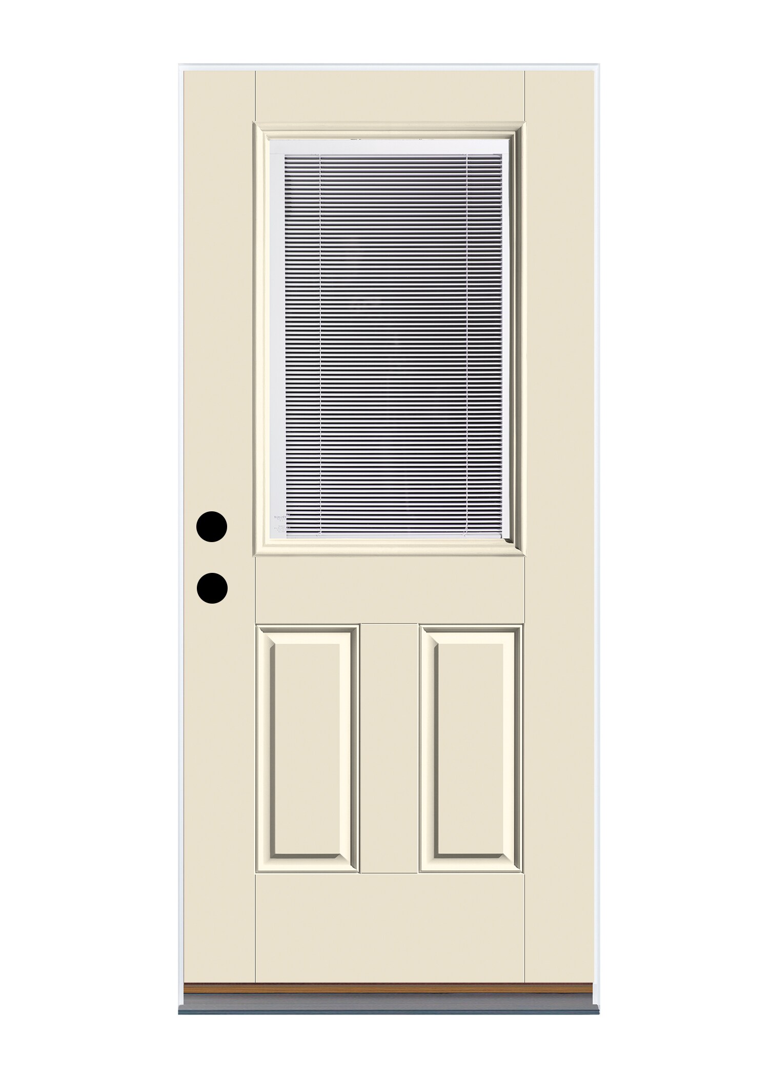 Therma-Tru Benchmark Doors 36-in X 80-in Fiberglass Half Lite Left-Hand ...