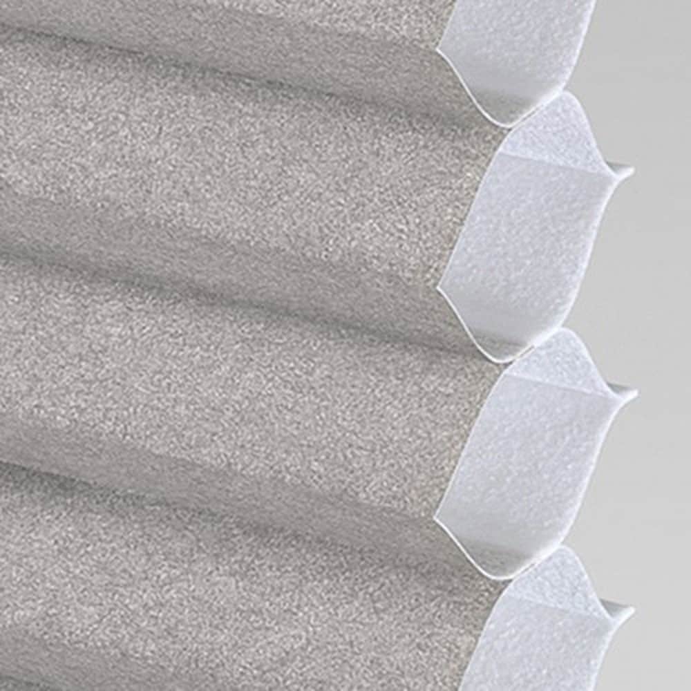 allen + roth 504590 Misty Fossil Light filtering Polyester Single Cellular shade swatch