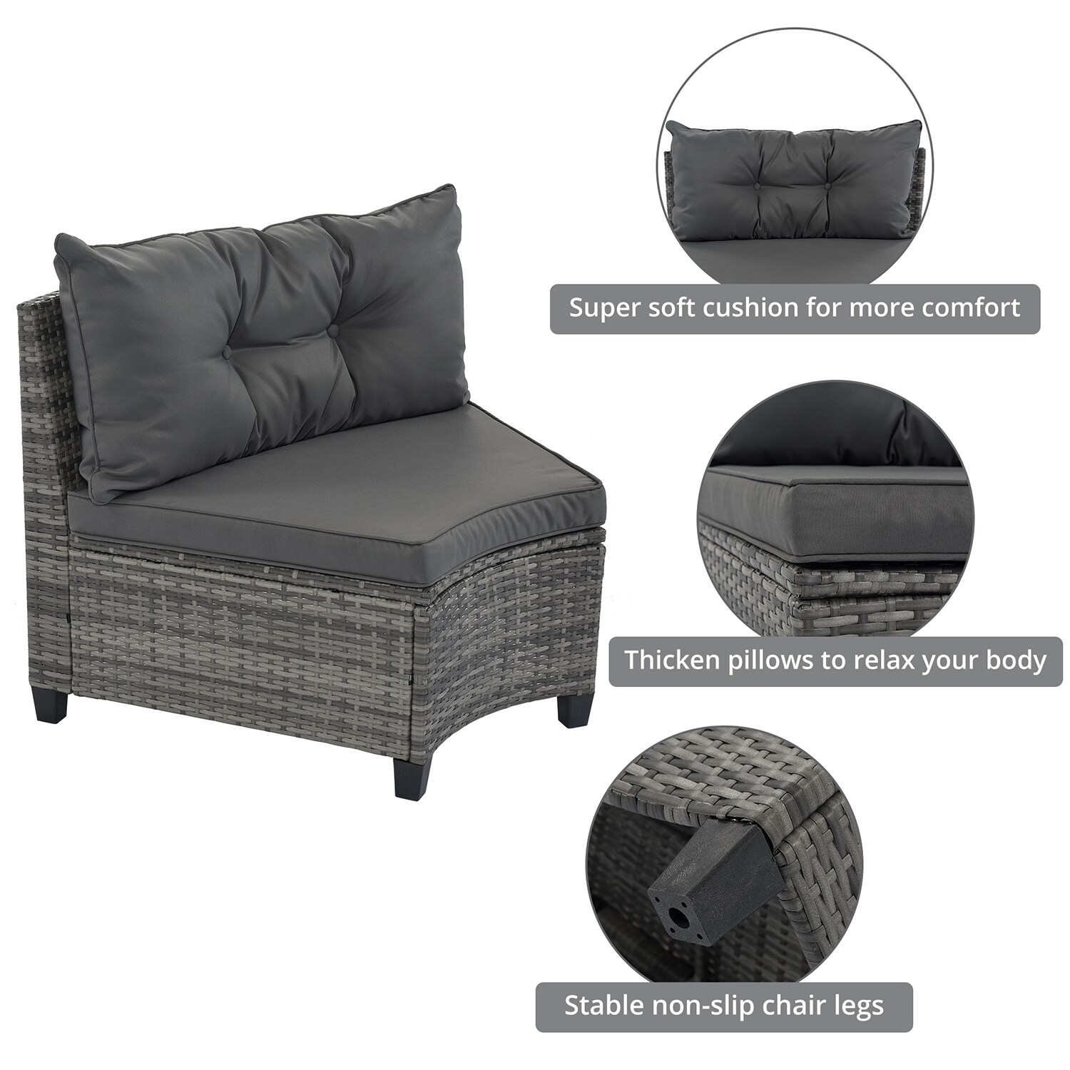 Bybafun YA0100041 Patio-Sofas-Daybeds - View #16
