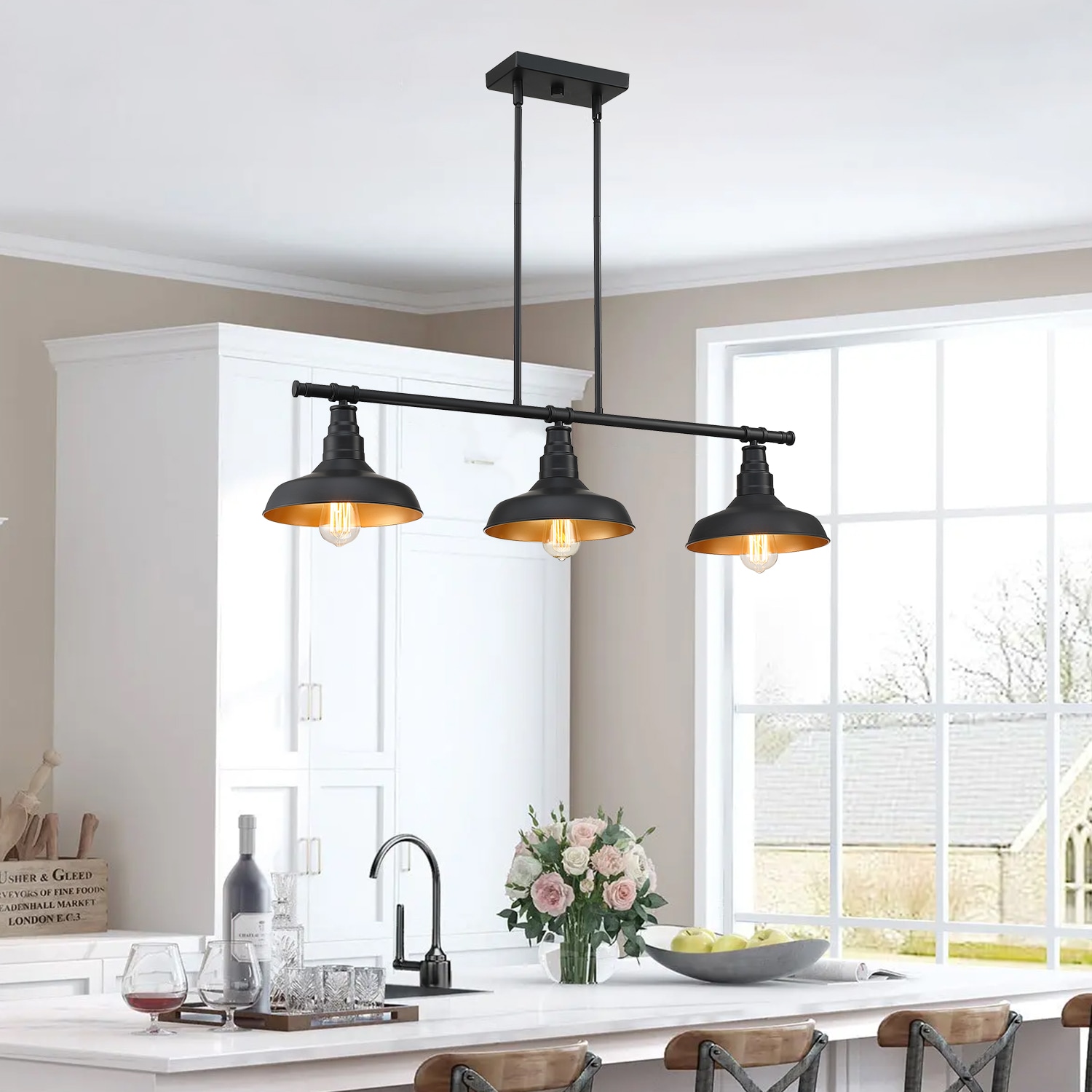 WELLFOR TTC78183BK Pendant-Lights - View #8