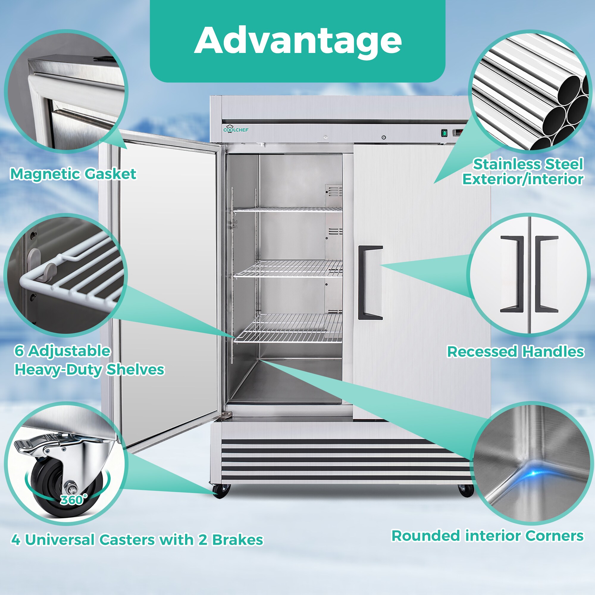 Xspracer ML-CR51R Commercial-Refrigerators - View #6