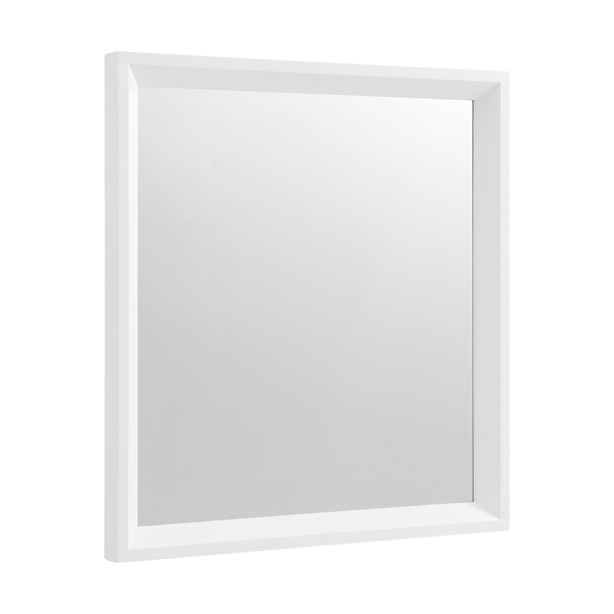 Greentouch Home Knowell 28 In X 30 In Bathroom Vanity Mirror White Oak In The Bathroom Mirrors 9970