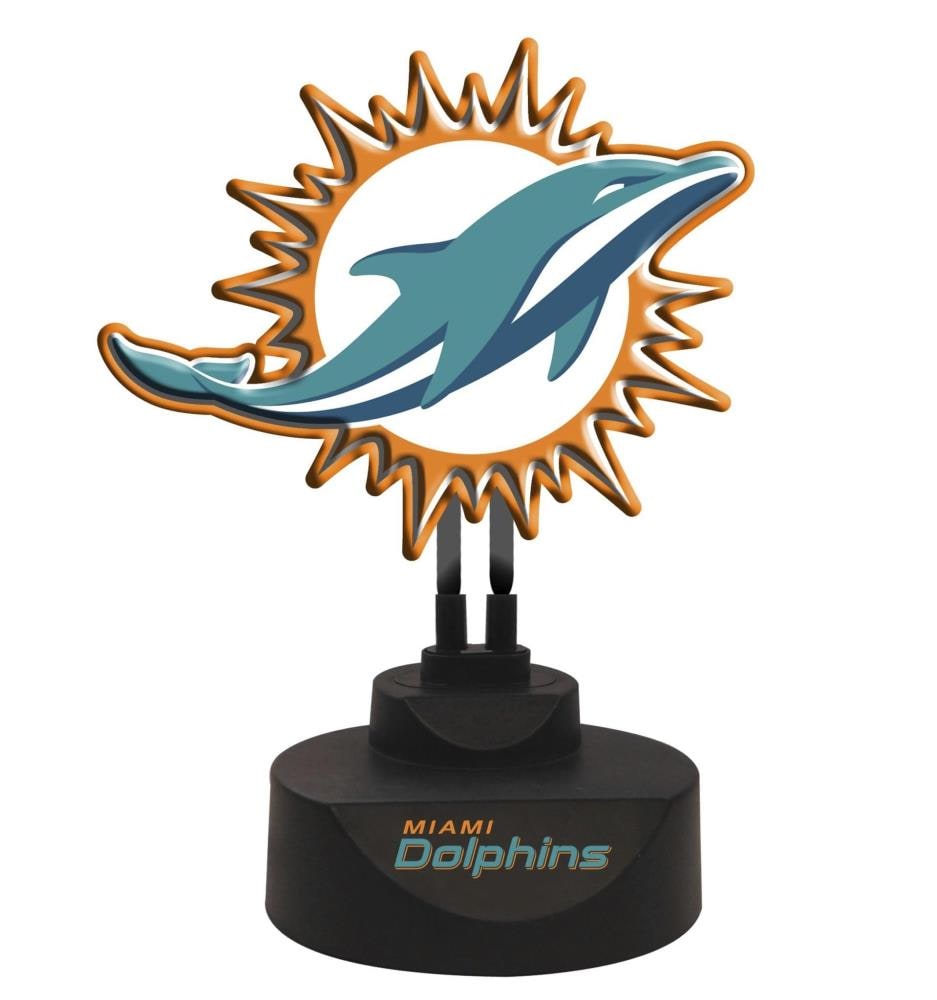 The Memory Company Miami Dolphins 2-in Constant Neon Man Cave Lighted Sign  in the Lighted Signs department at