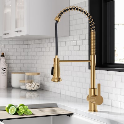 Brass Kitchen Faucets at