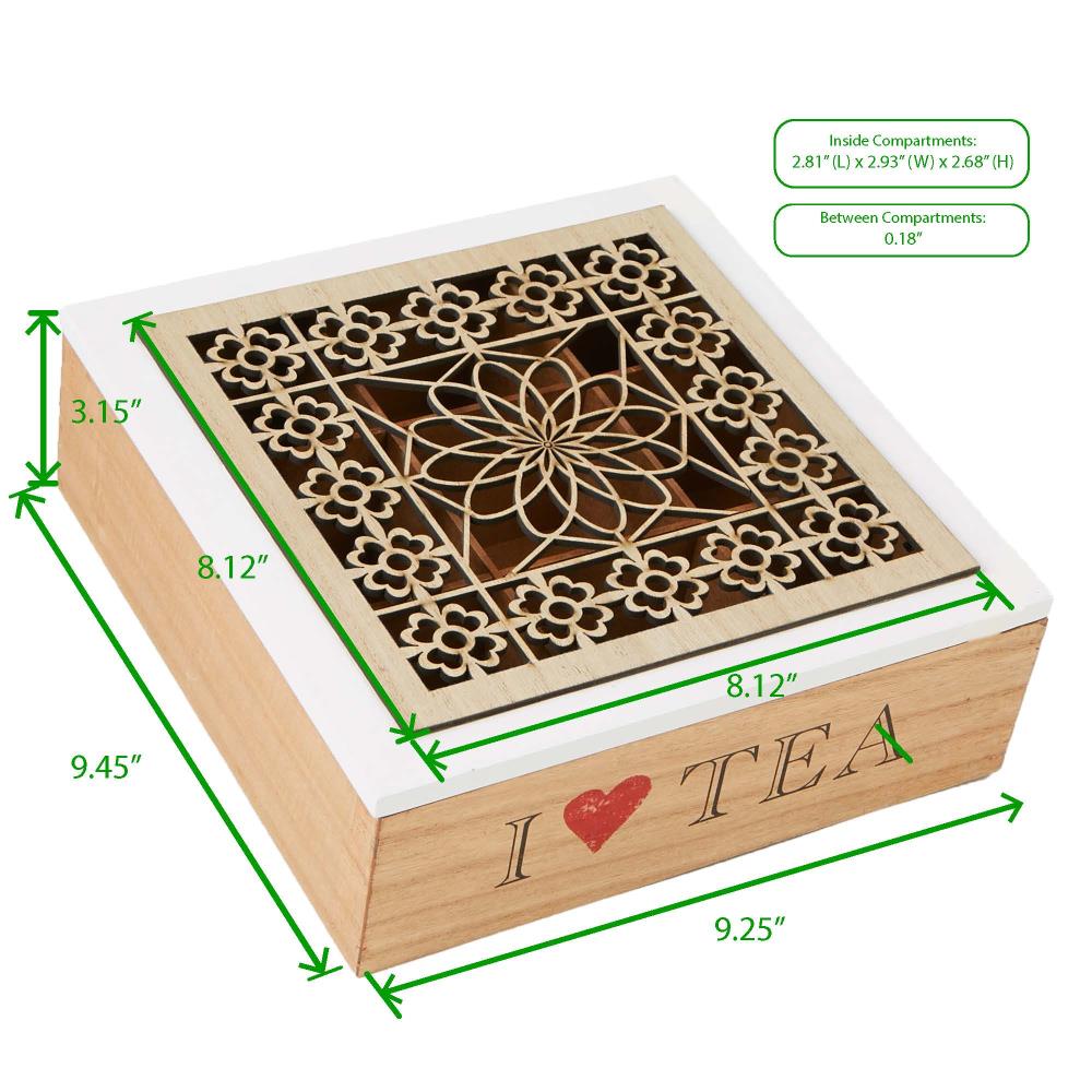 Mind Reader TEABOX-BRN Coffee-Beverage-Organizers - View #7