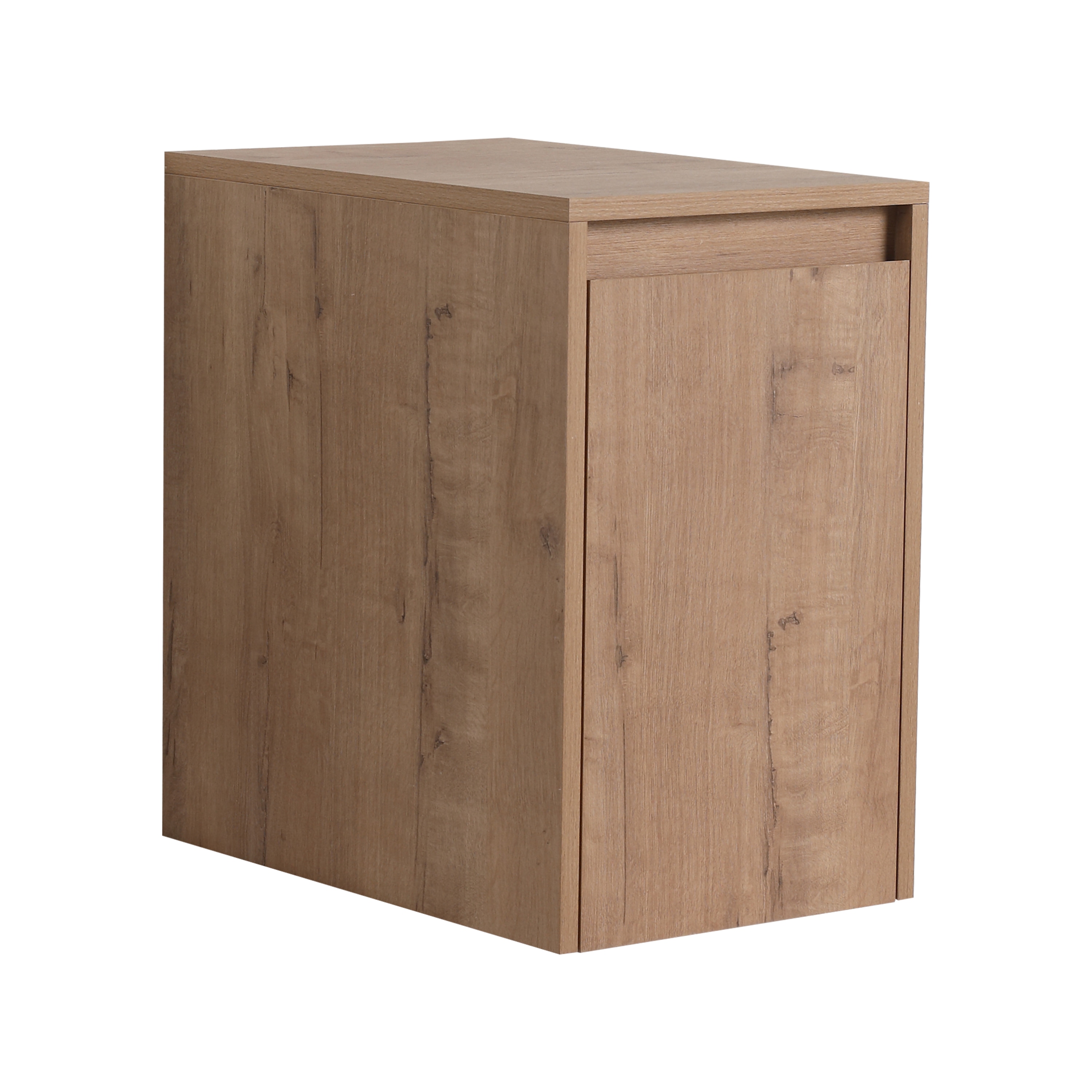 Forclover 12-in Imitative Oak Bathroom Vanity Base Cabinet without Top (Assembly Required)