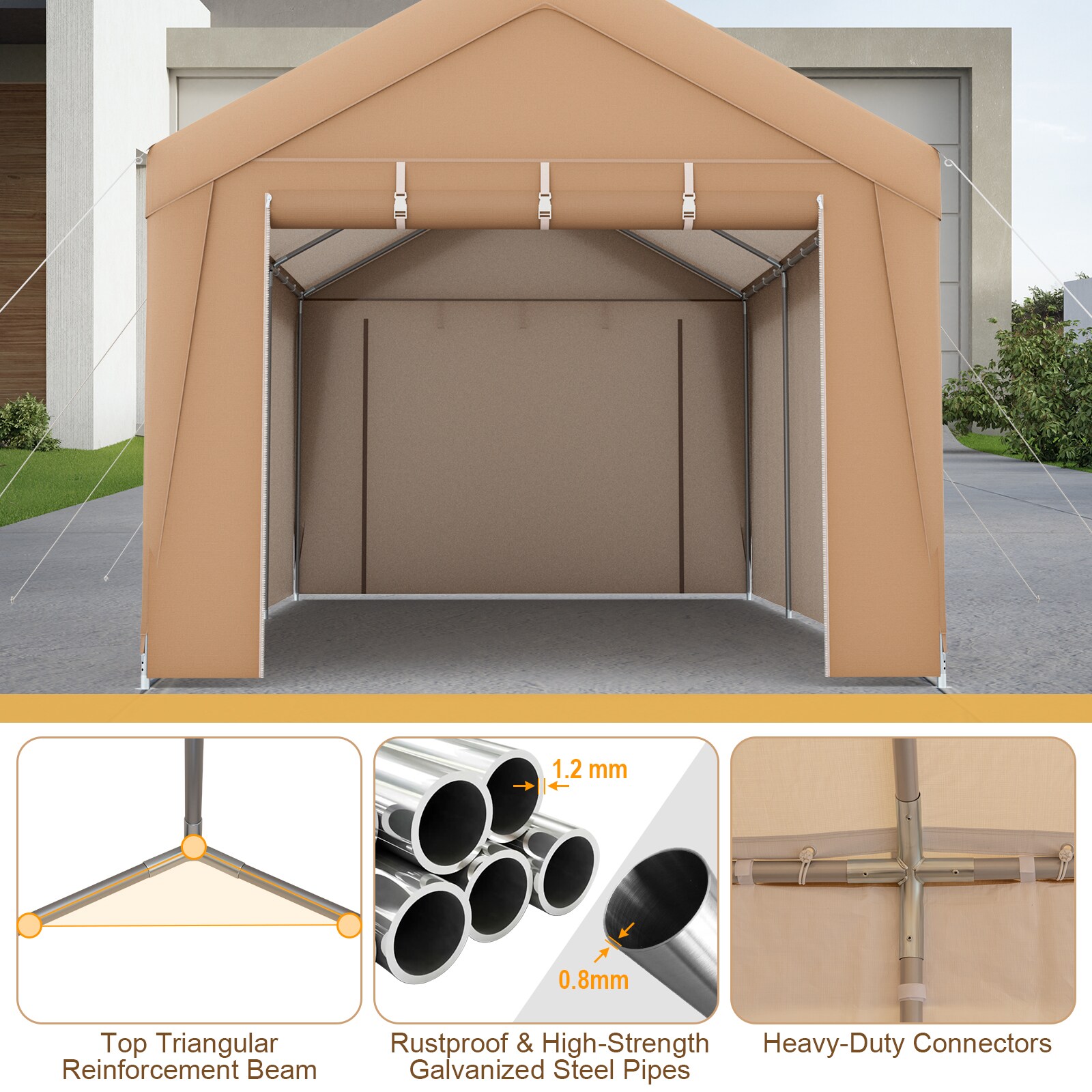 Slickblue D-CO-91001WA Carport-Covers - View #8
