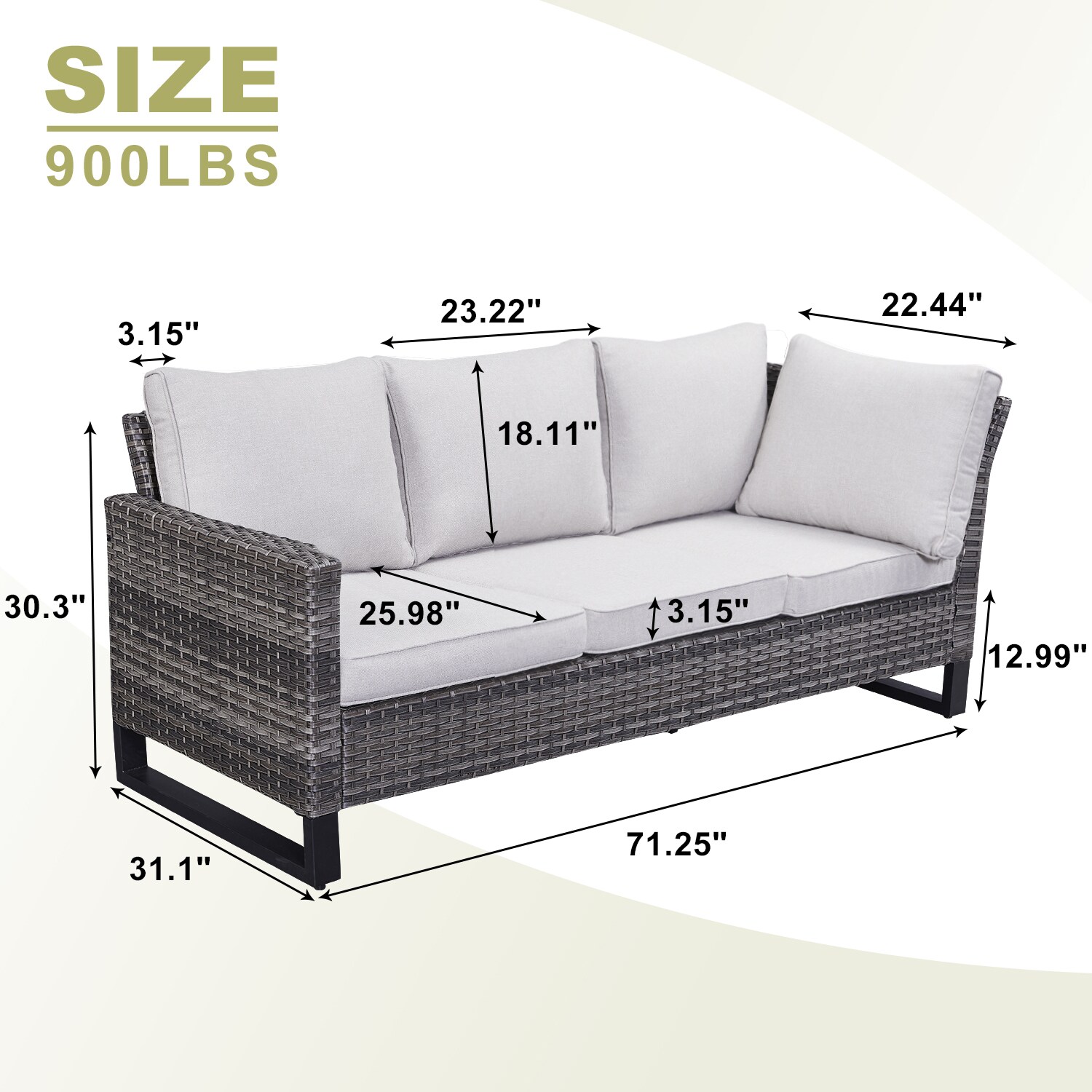 Rilyson FS067-2 Patio-Sofas-Daybeds - View #6